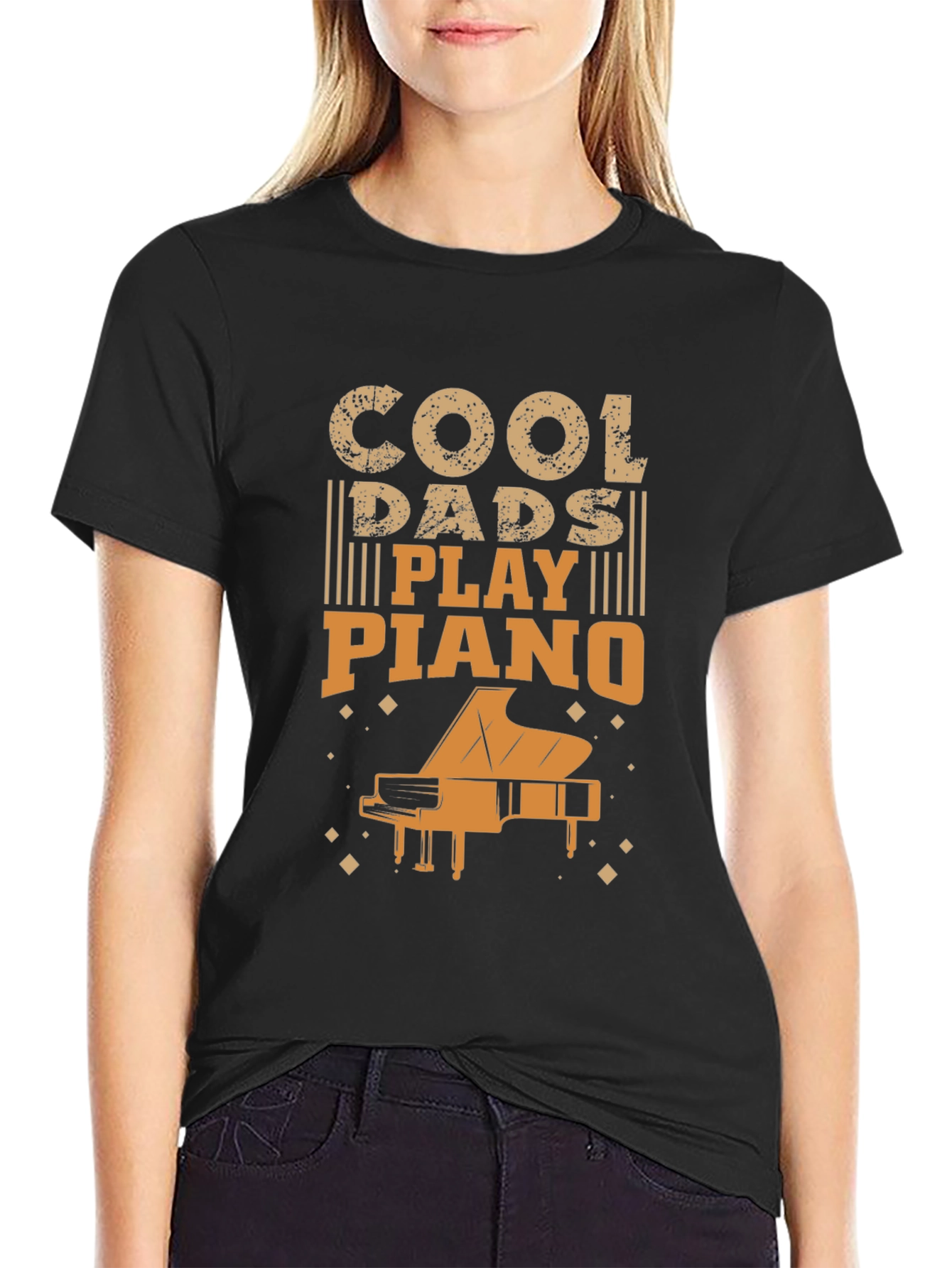 Cool Dads Play Piano Graphic Tee