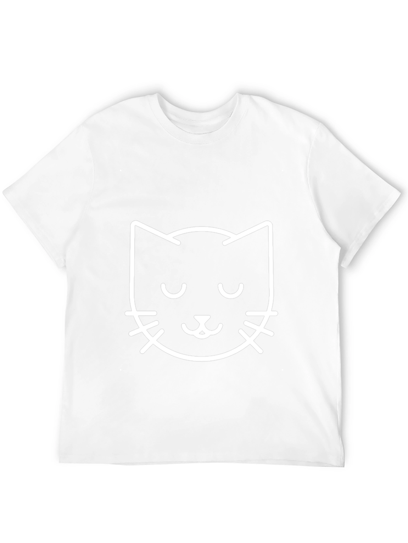 Cool Cat Graphic Tee - Black Cotton Blend Shirt