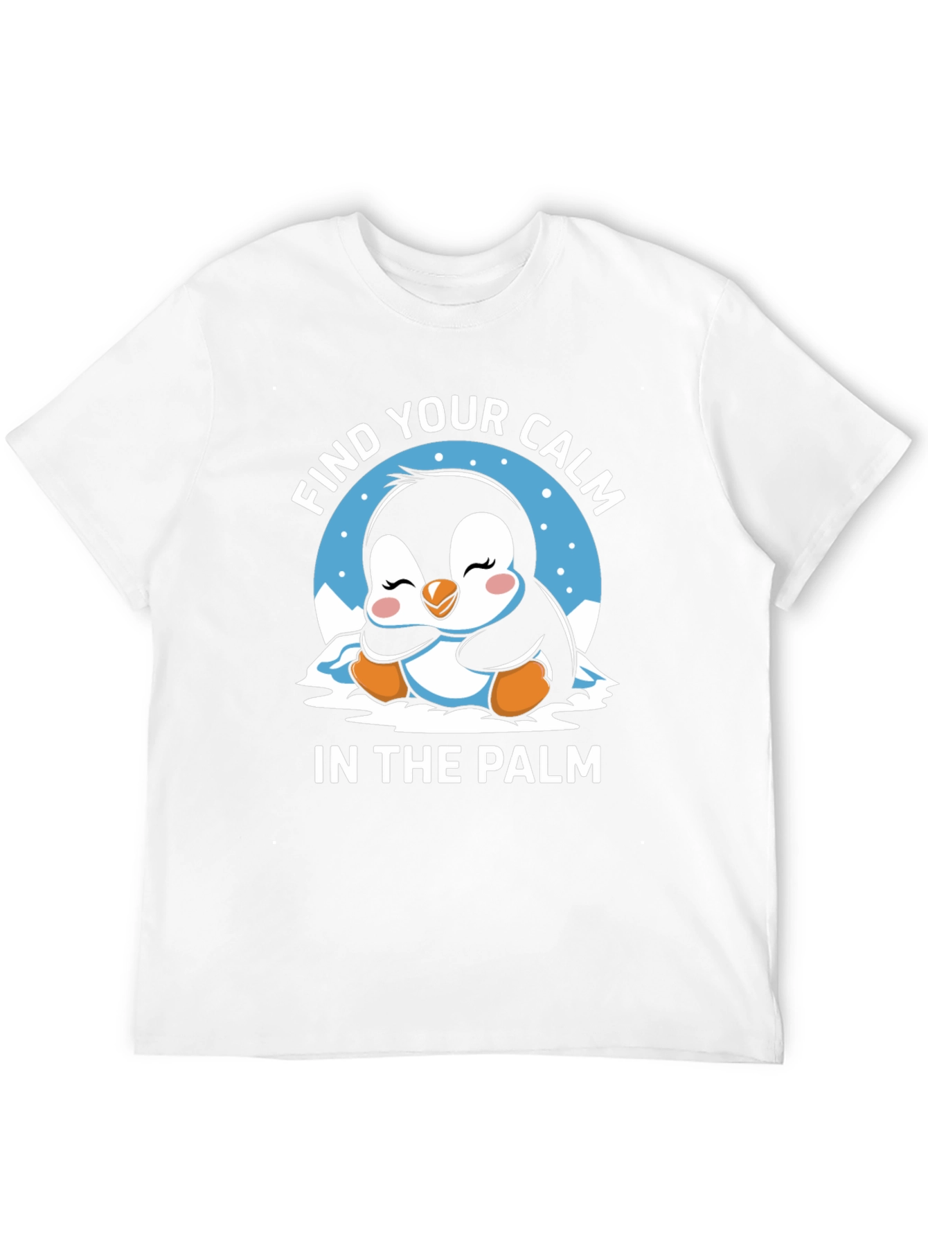 Find Your Calm Penguin T-Shirt