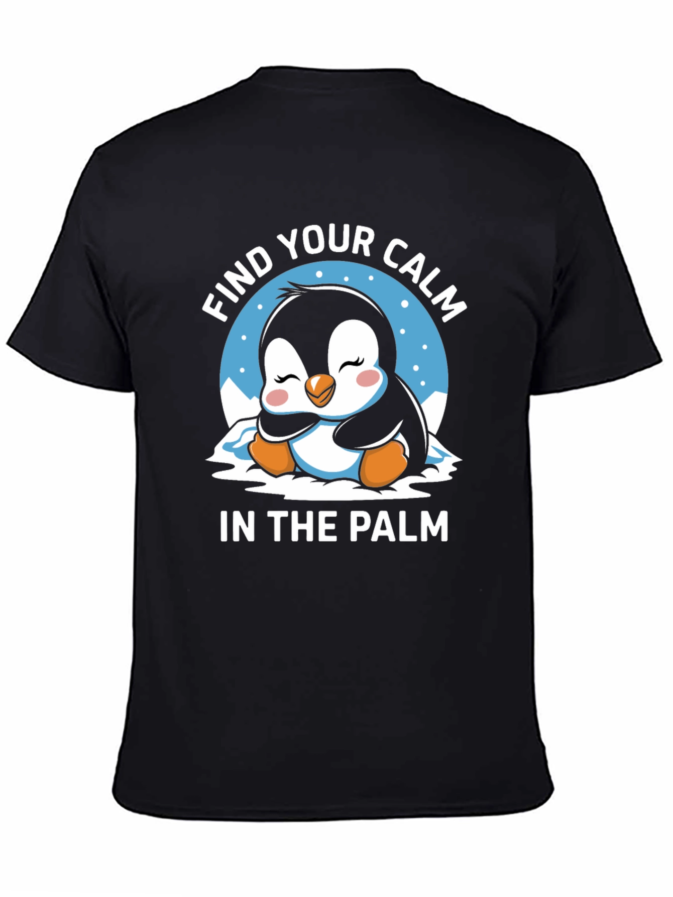 Find Your Calm Penguin T-Shirt
