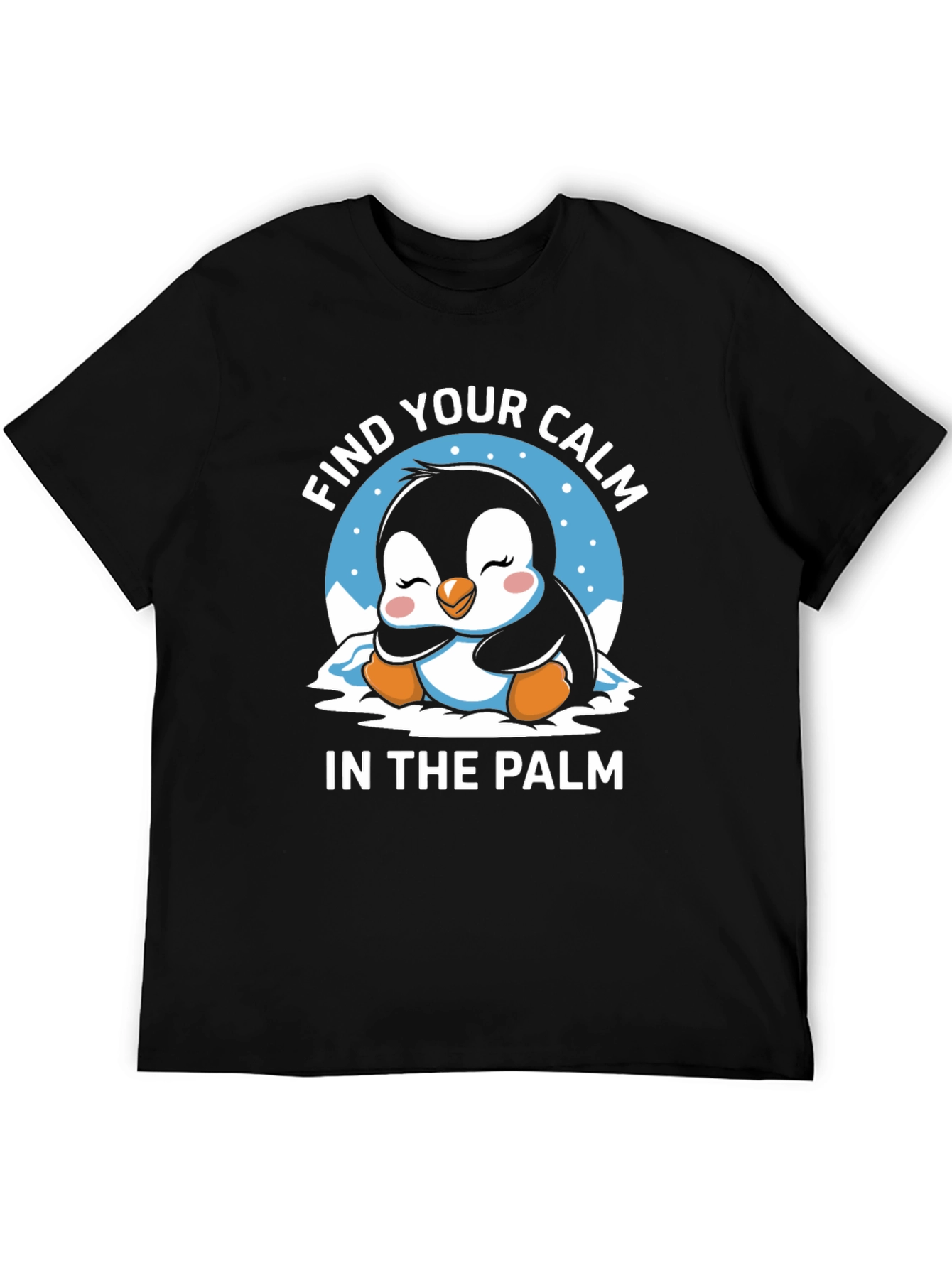 Find Your Calm Penguin T-Shirt
