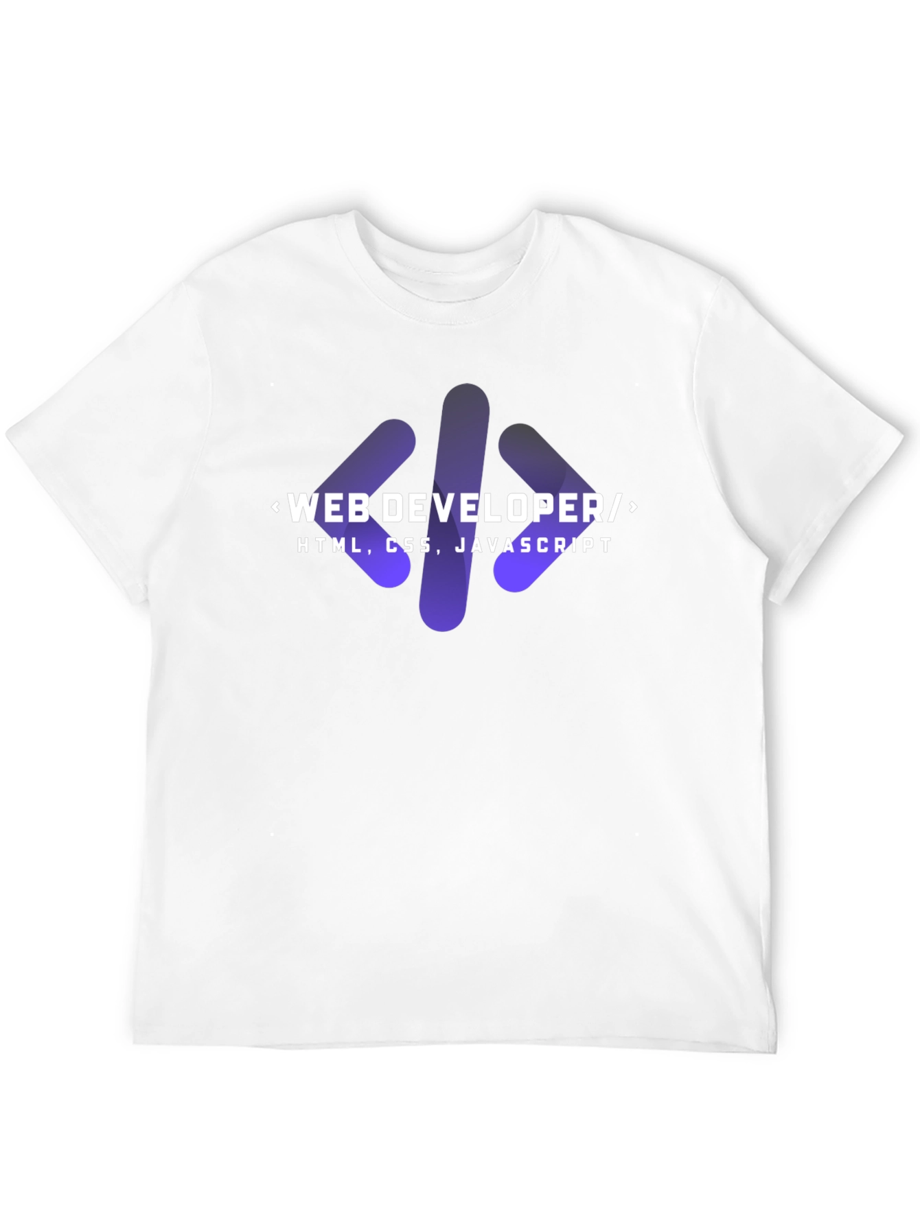 Web Developer Coder T-Shirt - HTML CSS JavaScript