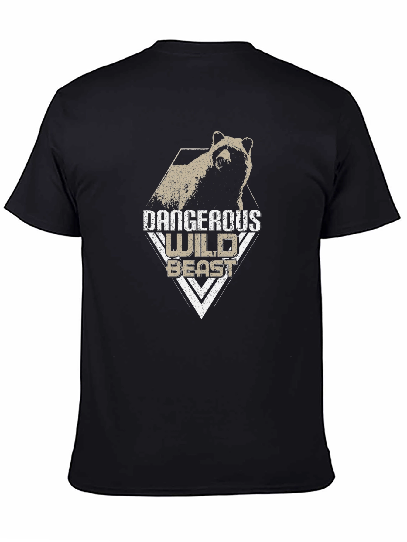 Dangerous Wild Beast Graphic Tee - Black