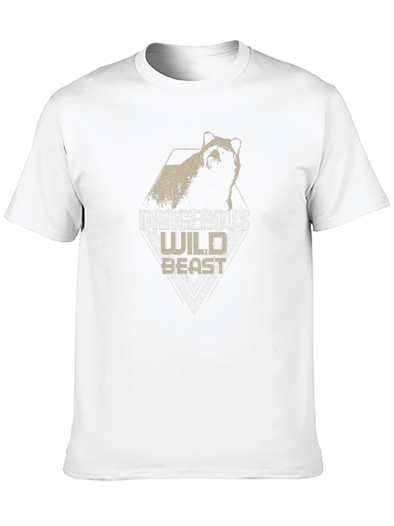 Dangerous Wild Beast Graphic Tee - Black