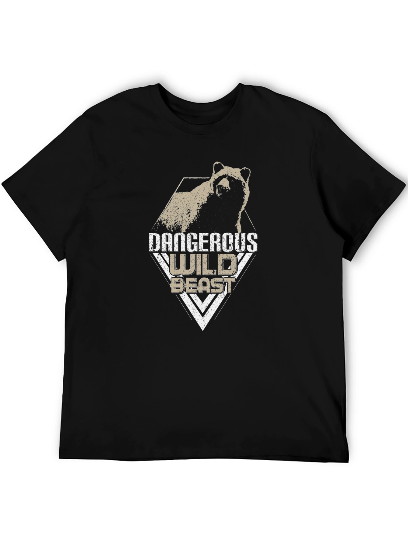 Dangerous Wild Beast Graphic Tee - Black