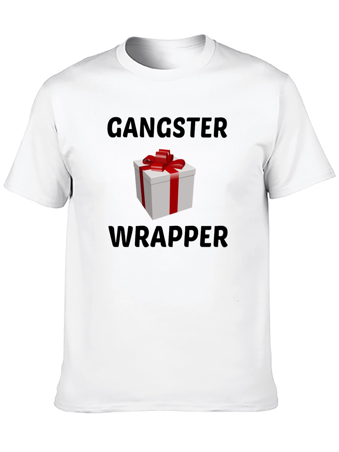Gangster Wrapper T-Shirt - Holiday Gift Wrapping Crew