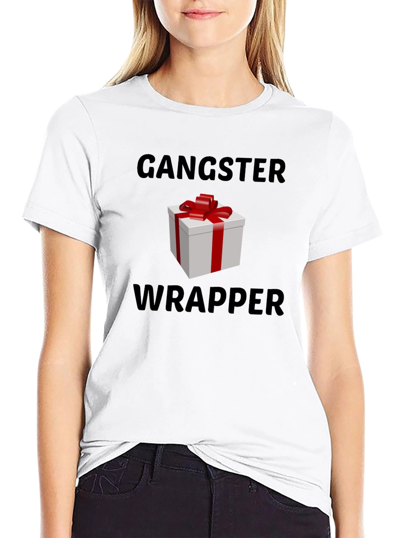 Gangster Wrapper T-Shirt - Holiday Gift Wrapping Crew