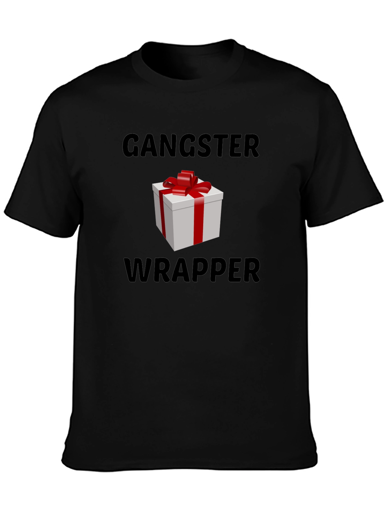 Gangster Wrapper T-Shirt - Holiday Gift Wrapping Crew