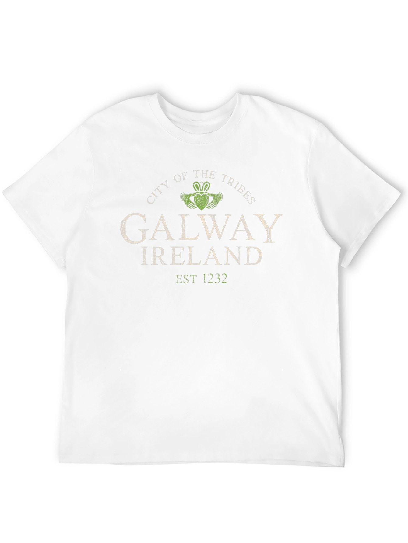 Galway Ireland City of the Tribes Black T-Shirt