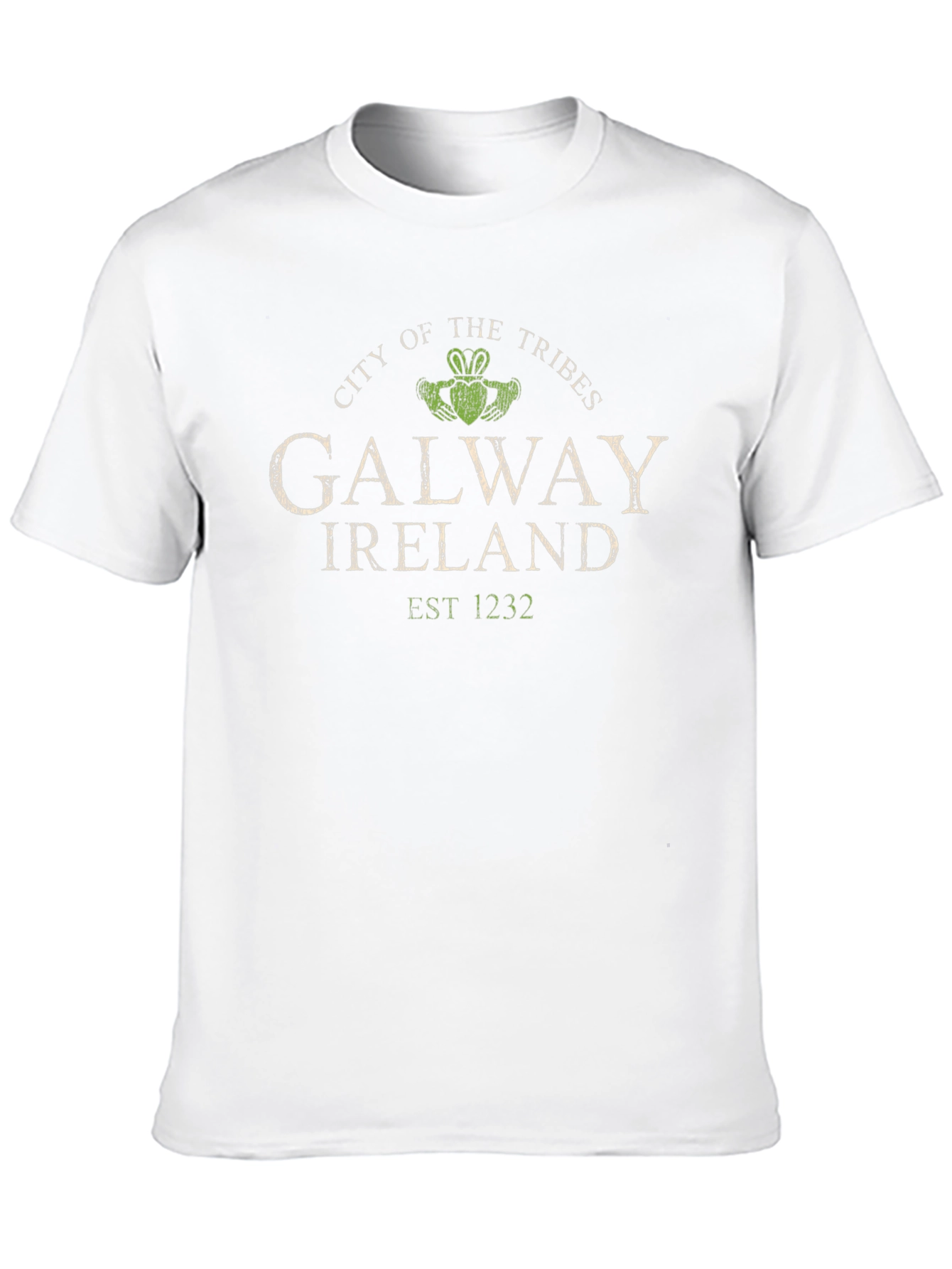 Galway Ireland City of the Tribes Black T-Shirt