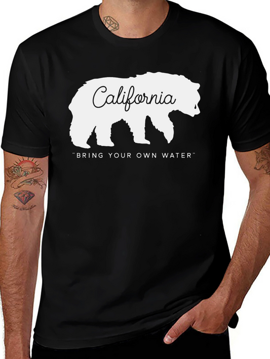 California Bear Graphic T-Shirt - Bring Your Own Water