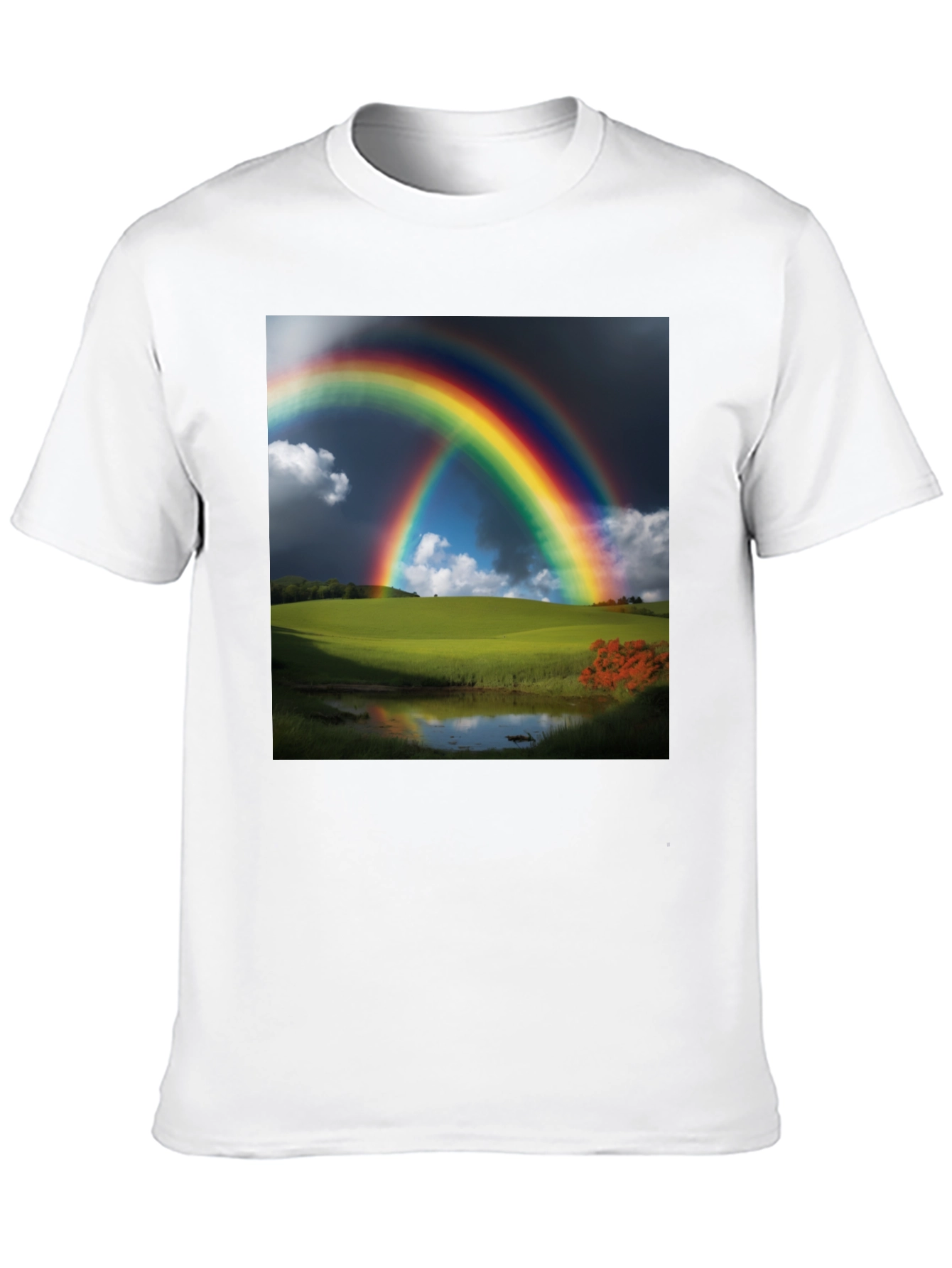 Rainbow Landscape Graphic Tee