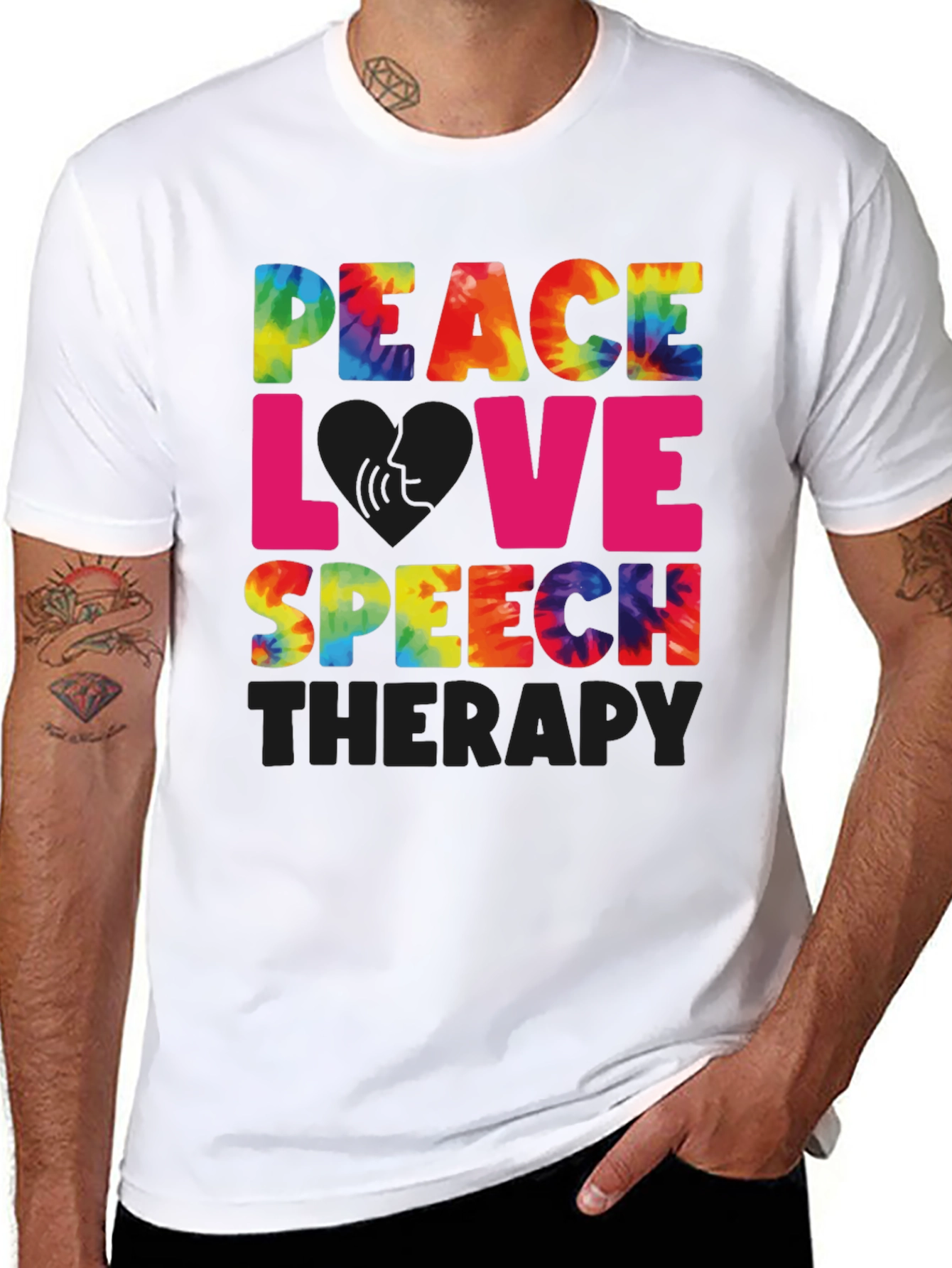 Peace Love Speech Therapy T-Shirt