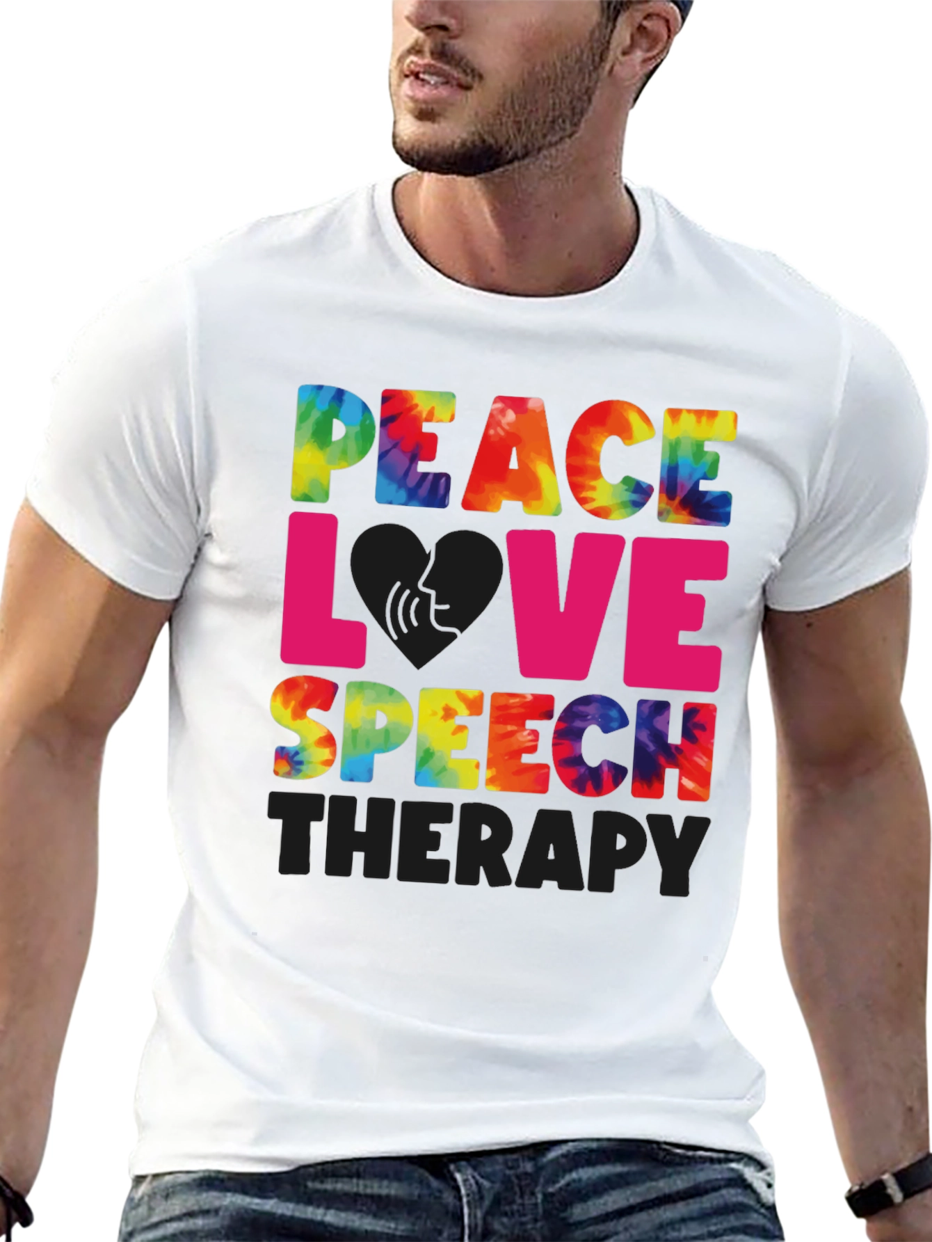 Peace Love Speech Therapy T-Shirt