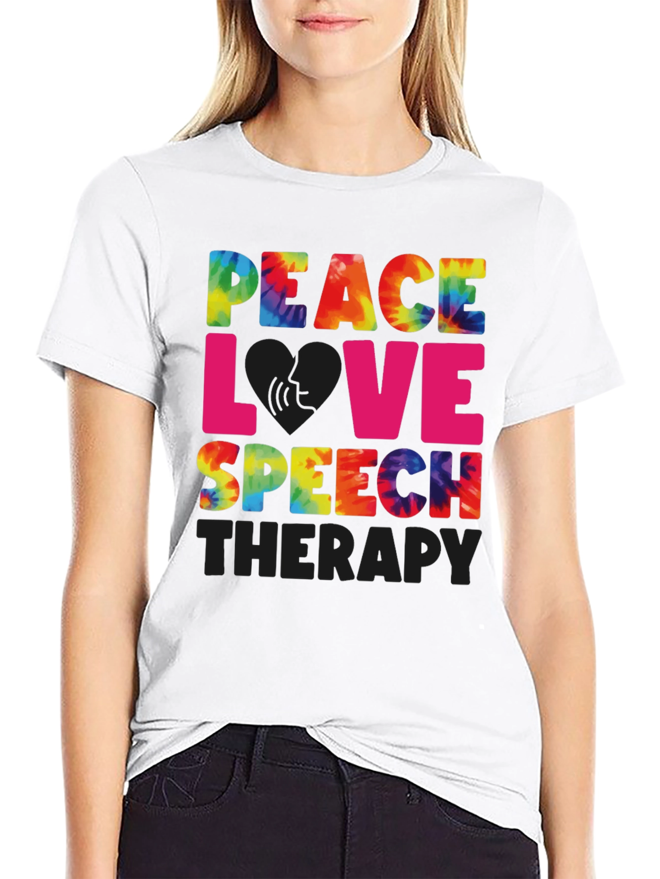 Peace Love Speech Therapy T-Shirt