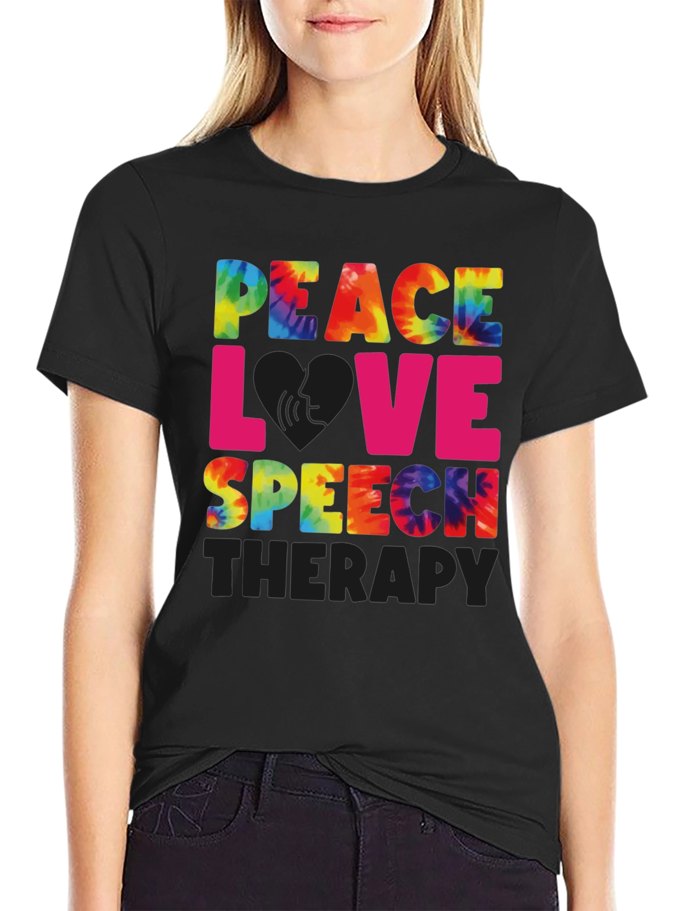 Peace Love Speech Therapy T-Shirt