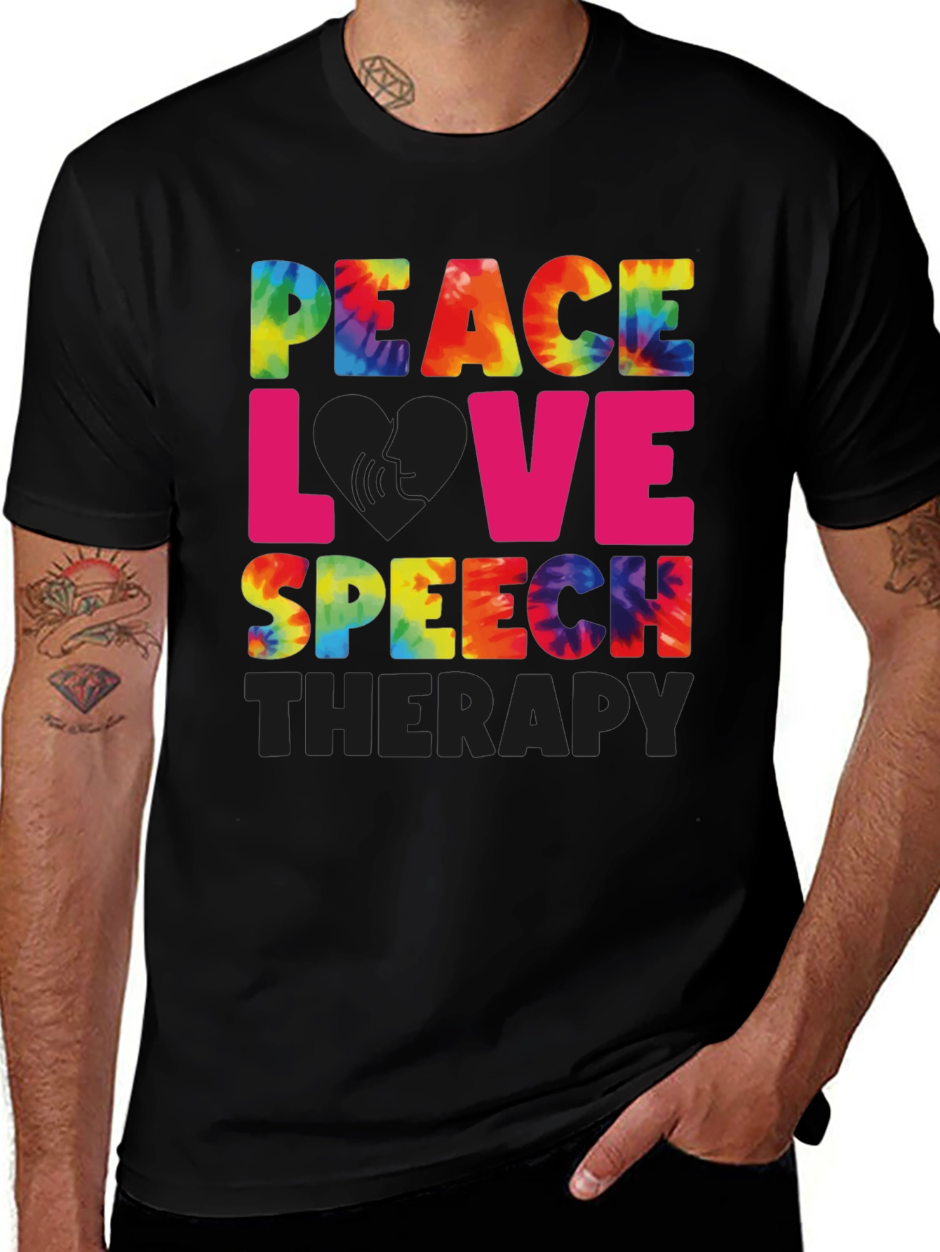 Peace Love Speech Therapy T-Shirt