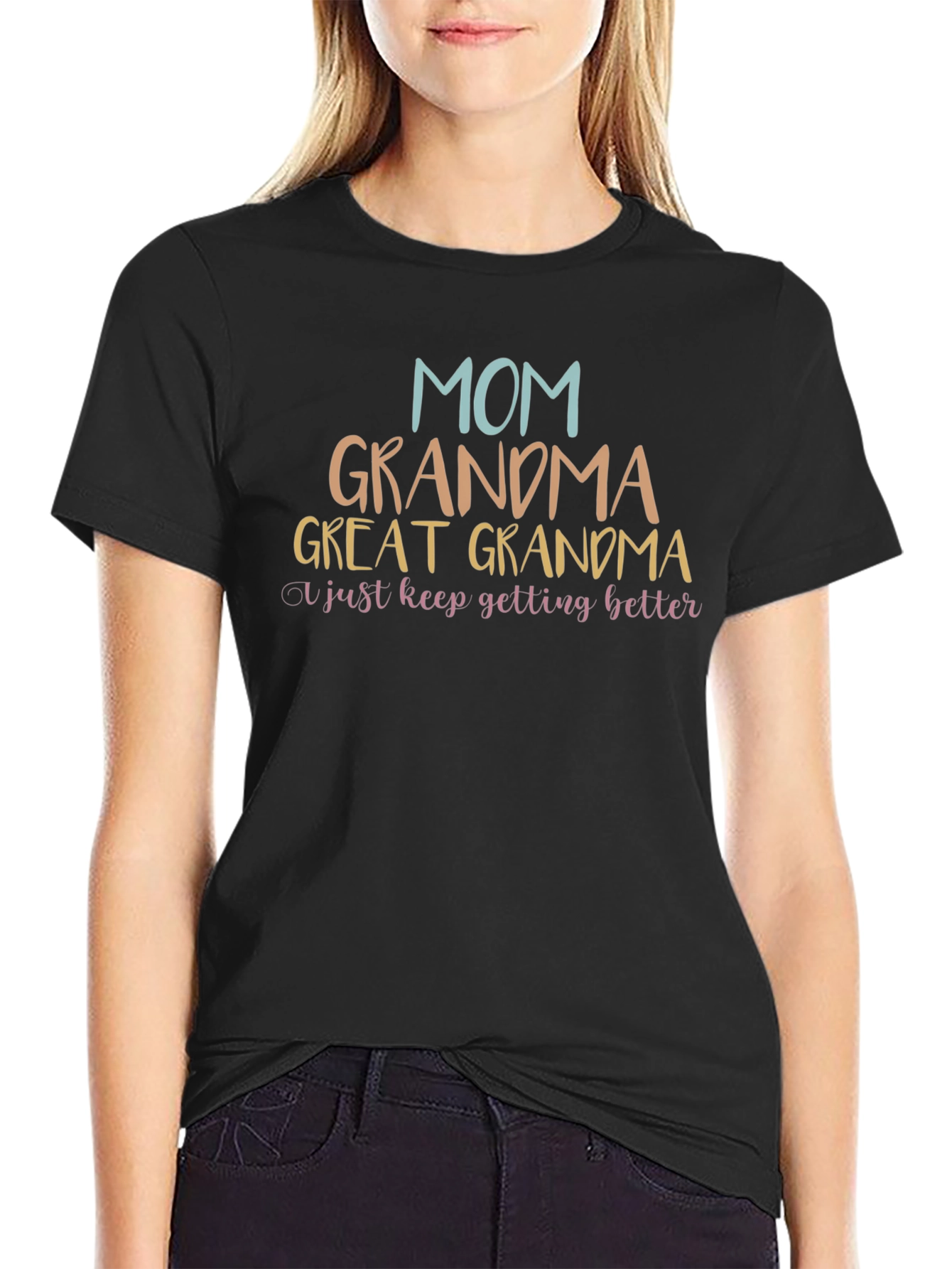 Mom Grandma Great Grandma Graphic T-Shirt