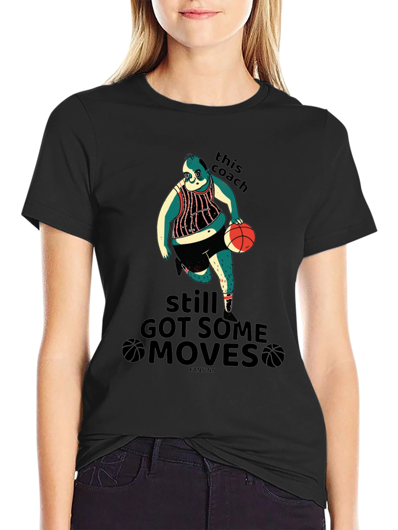 Funny Basketball Coach Graphic T-Shirt