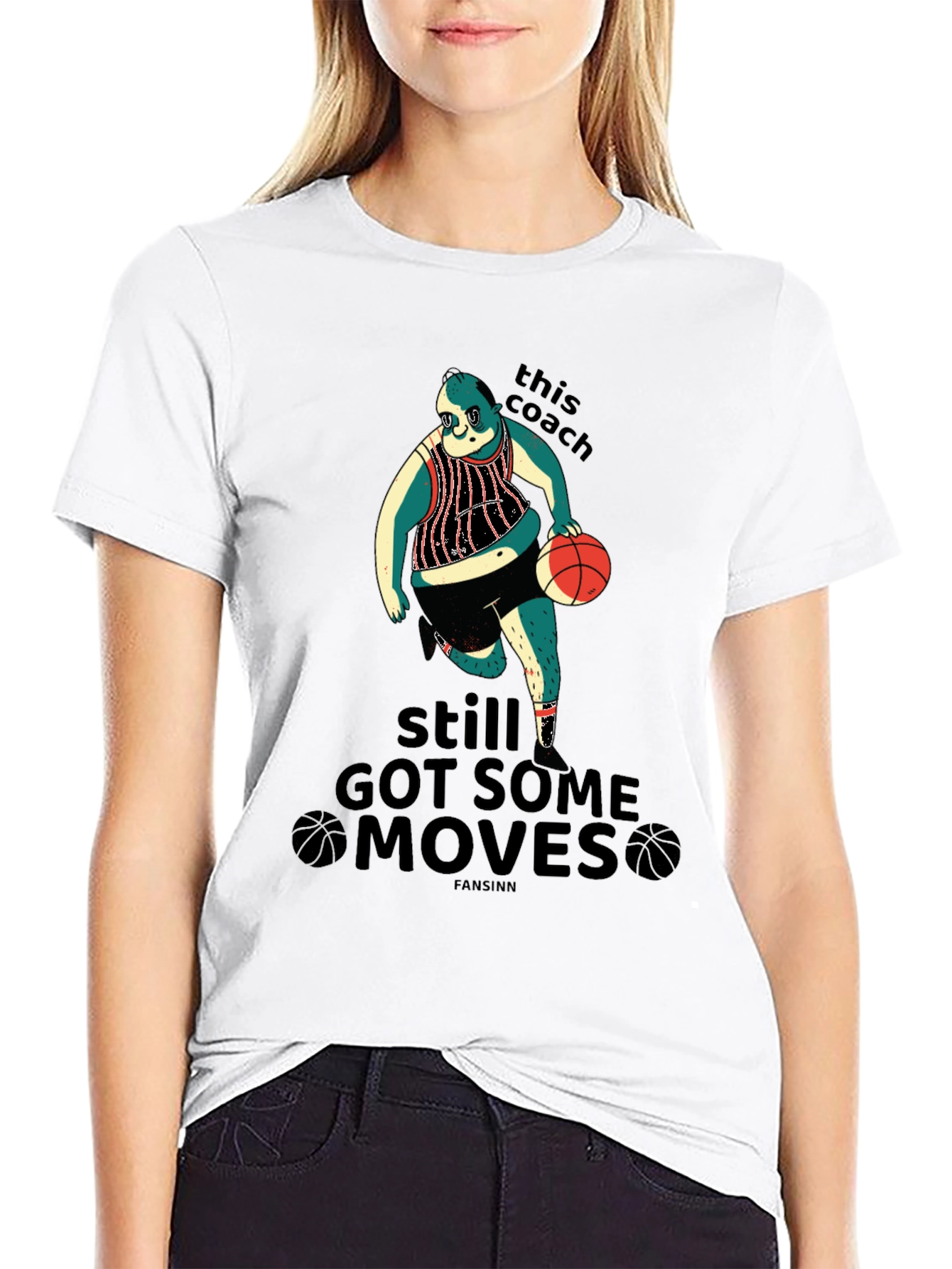 Funny Basketball Coach Graphic T-Shirt