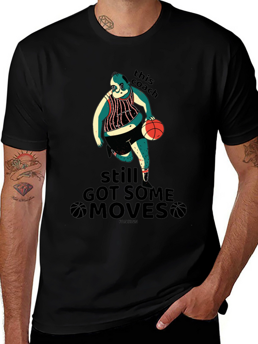 Funny Basketball Coach Graphic T-Shirt