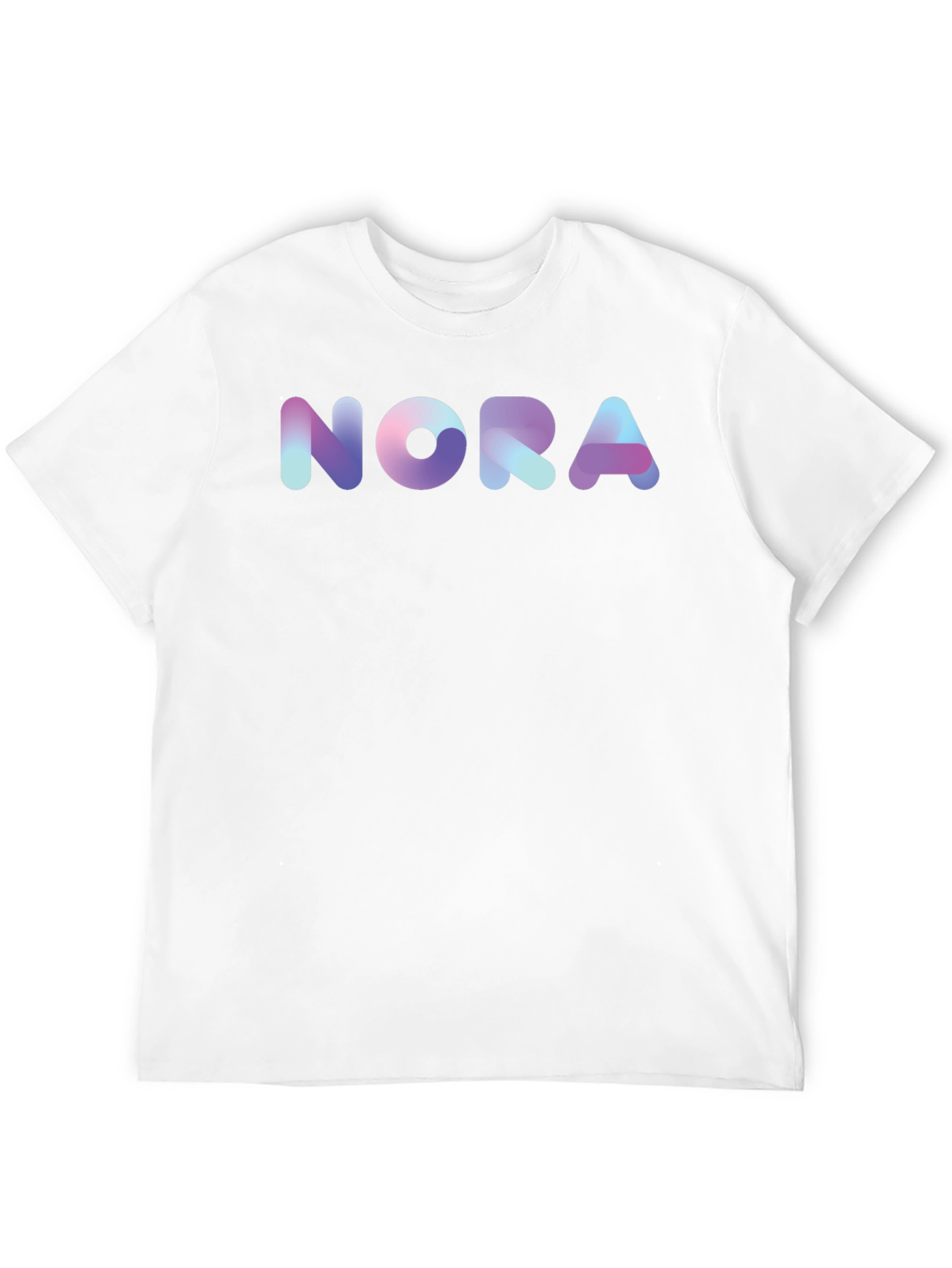 Nora Gradient Graphic Black T-Shirt