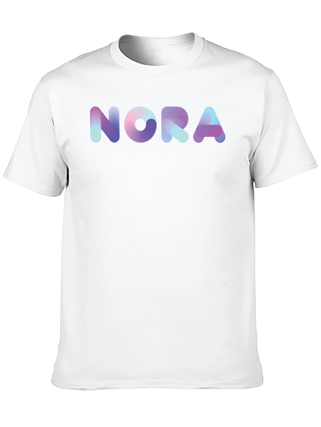Nora Gradient Graphic Black T-Shirt