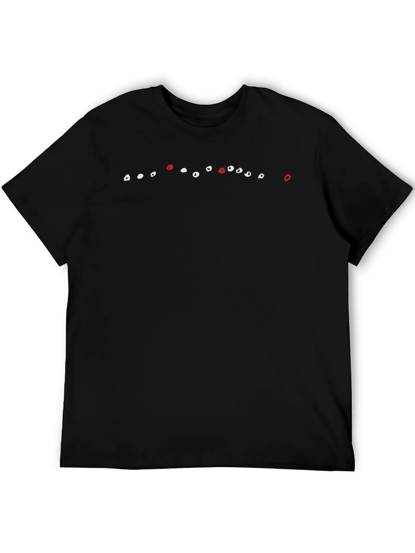 Modern Black T-Shirt with Unique Graphic