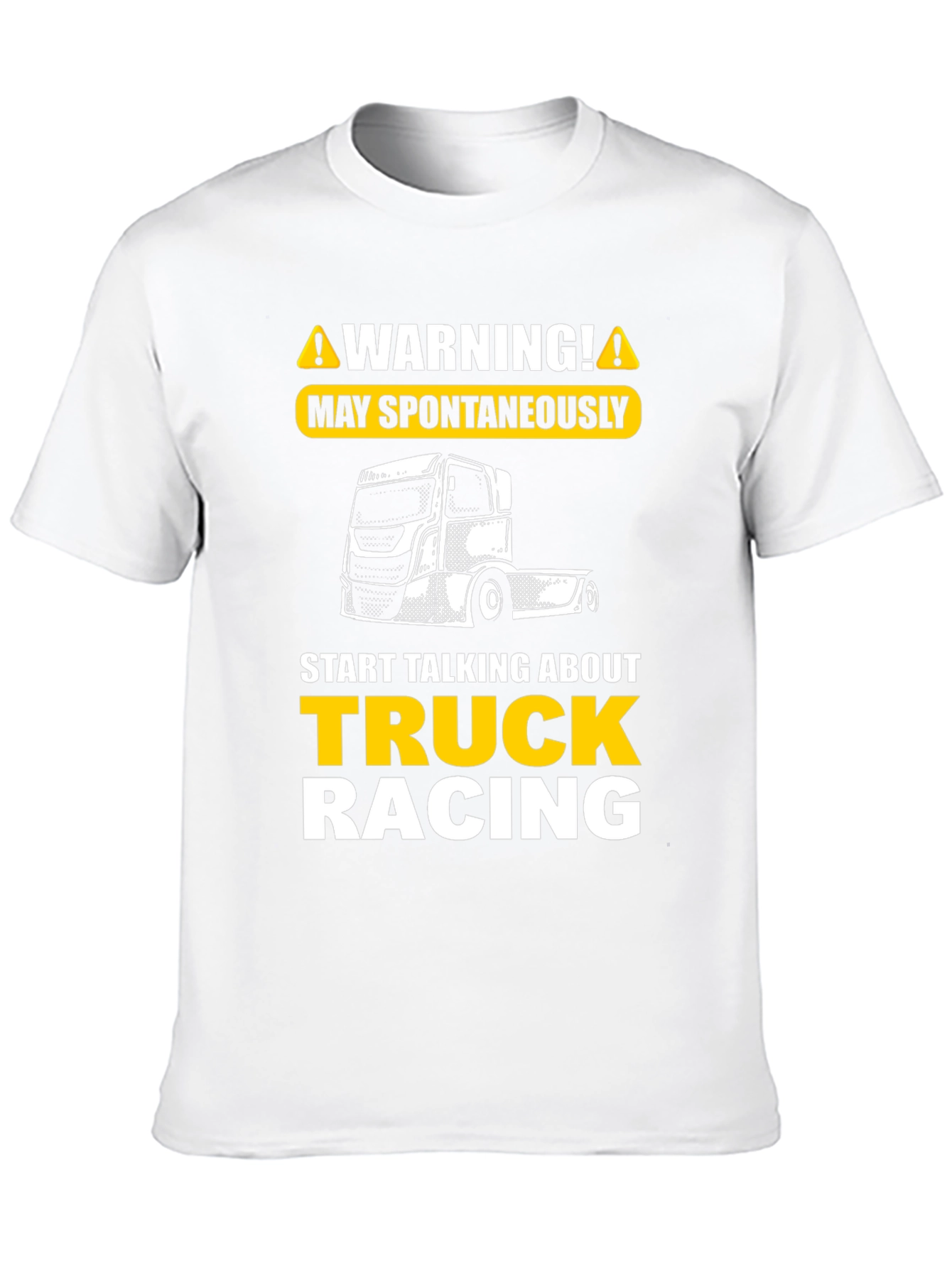 Warning Truck Racing T-Shirt