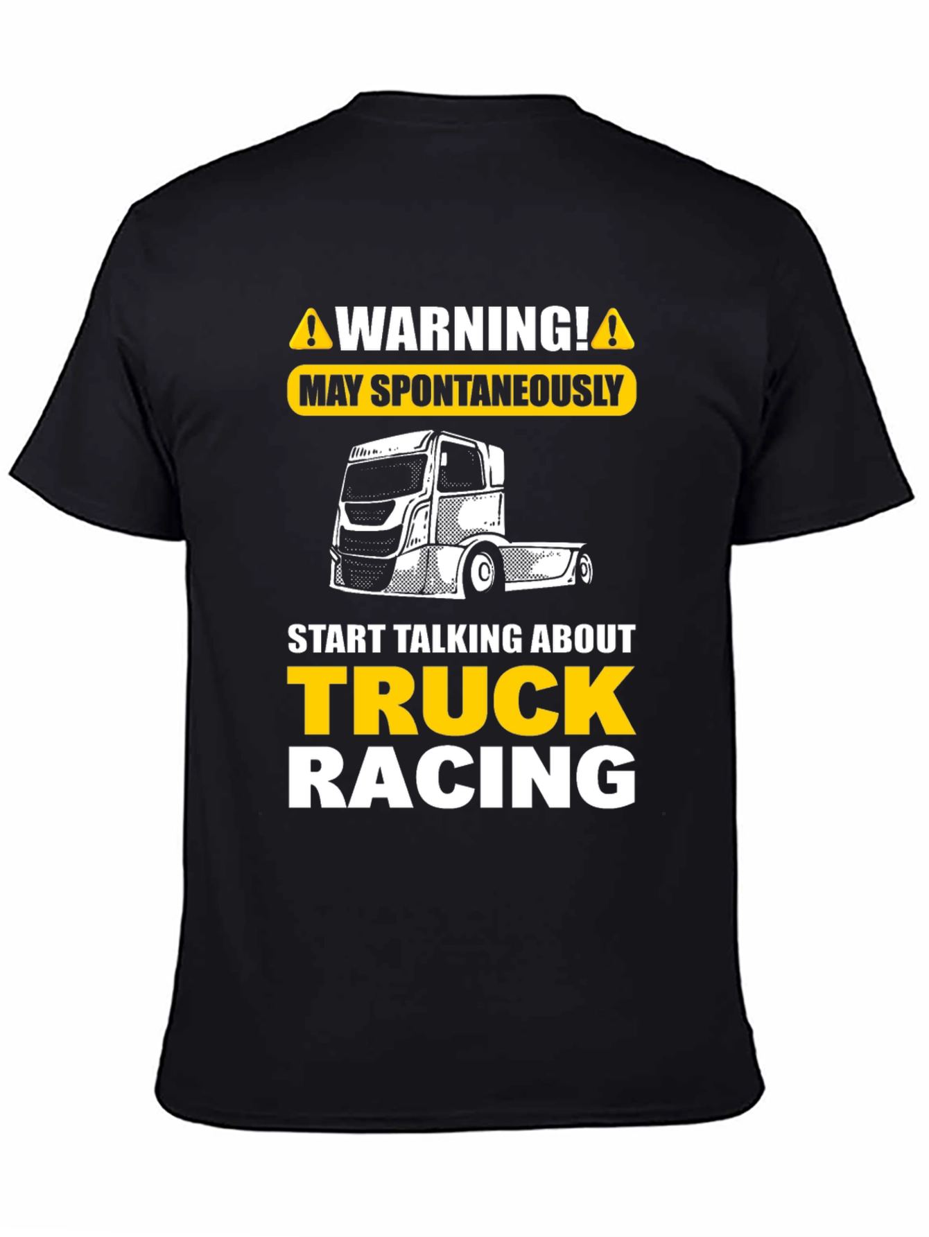 Warning Truck Racing T-Shirt