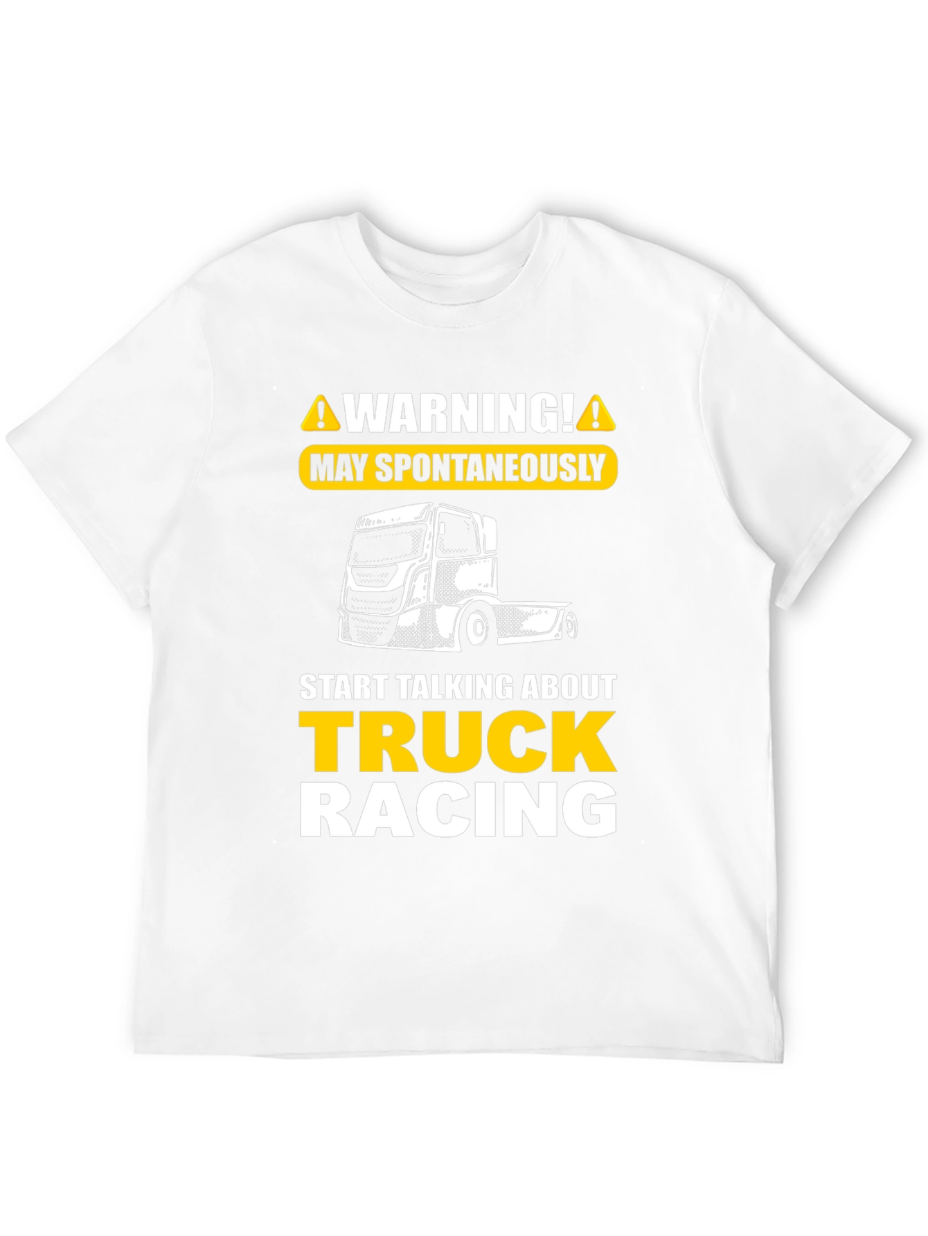 Warning Truck Racing T-Shirt