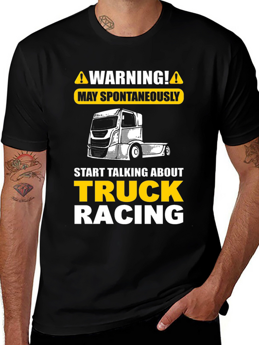 Warning Truck Racing T-Shirt