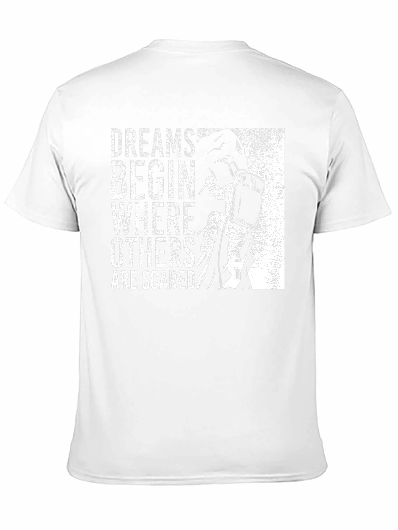 Dreams Begin T-Shirt: Inspirational Graphic Tee