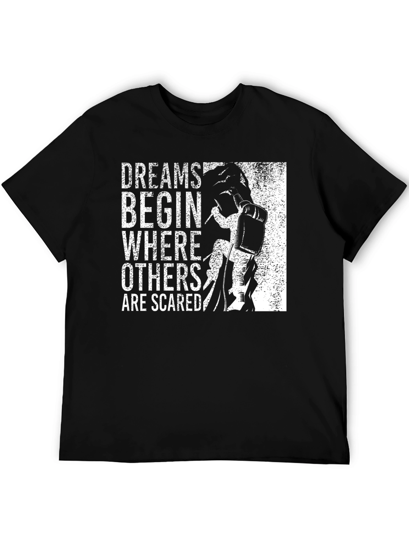 Dreams Begin T-Shirt: Inspirational Graphic Tee