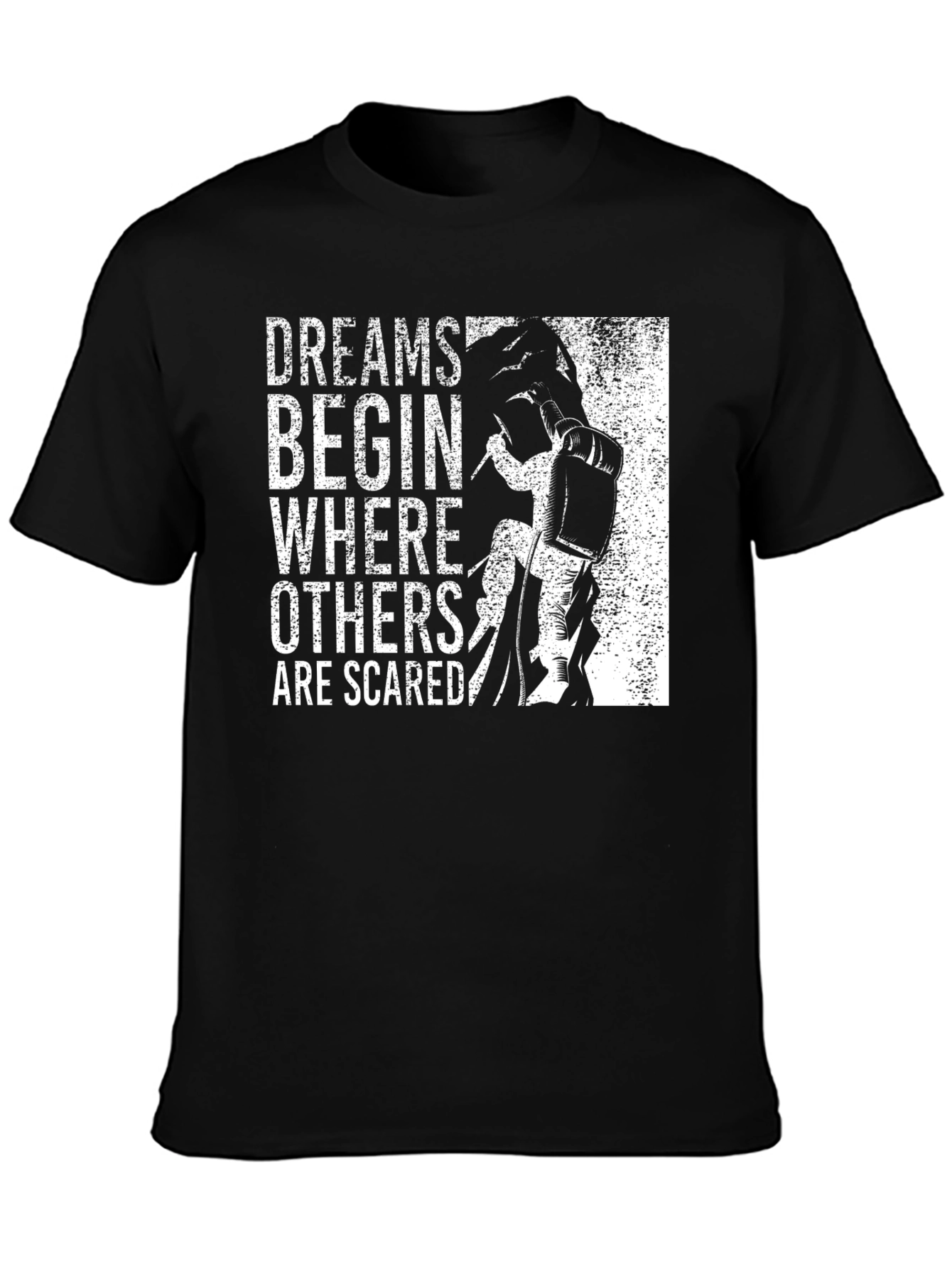 Dreams Begin T-Shirt: Inspirational Graphic Tee