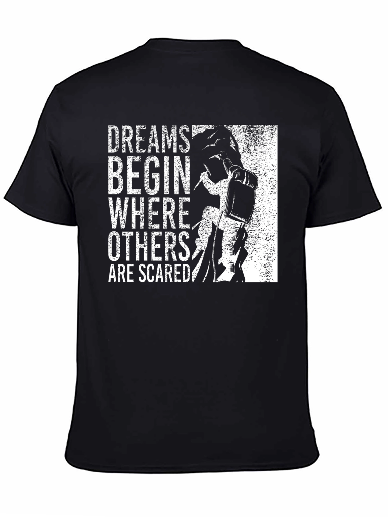 Dreams Begin T-Shirt: Inspirational Graphic Tee