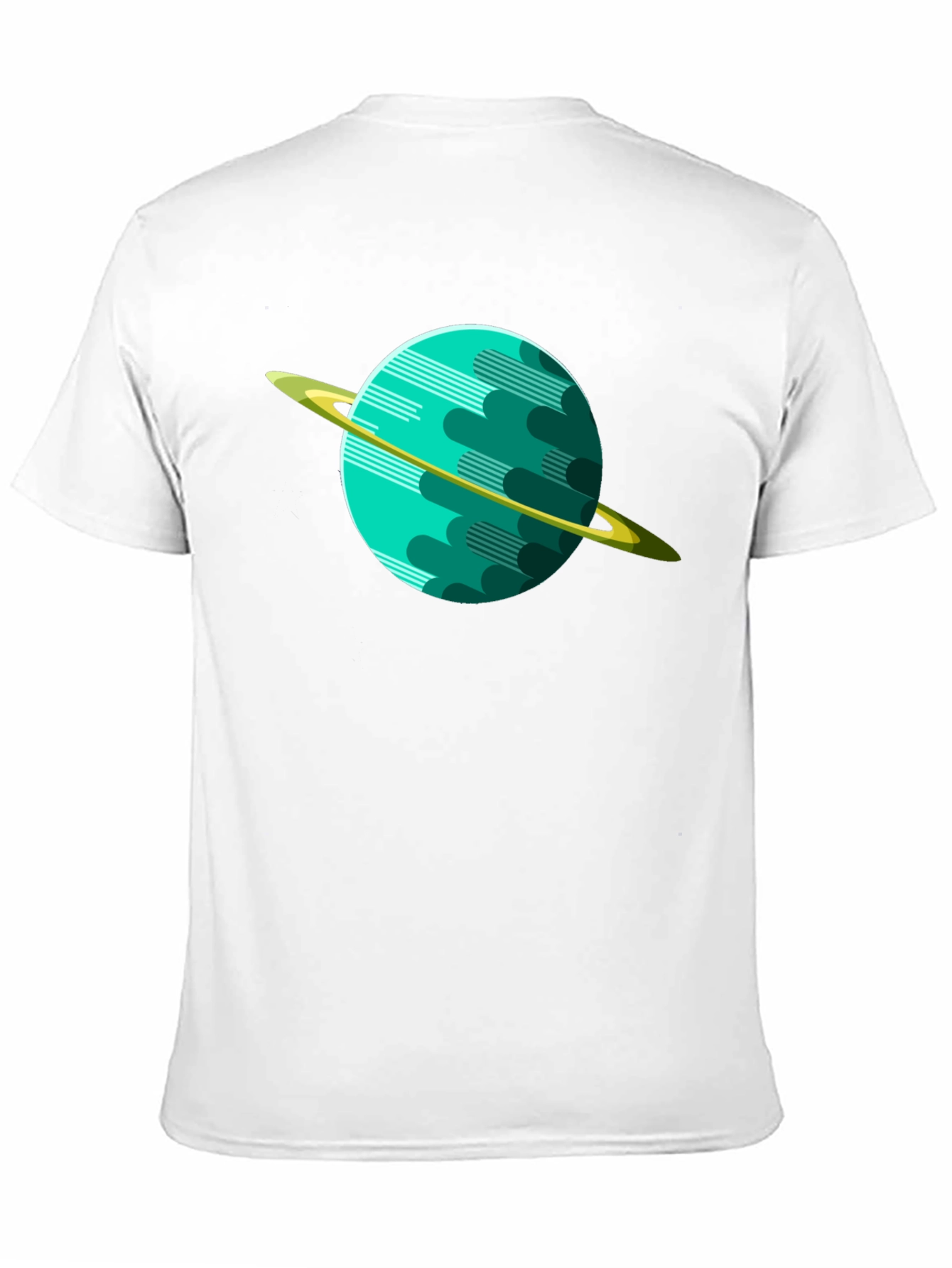 Planet Graphic Tee - Black Cotton Shirt