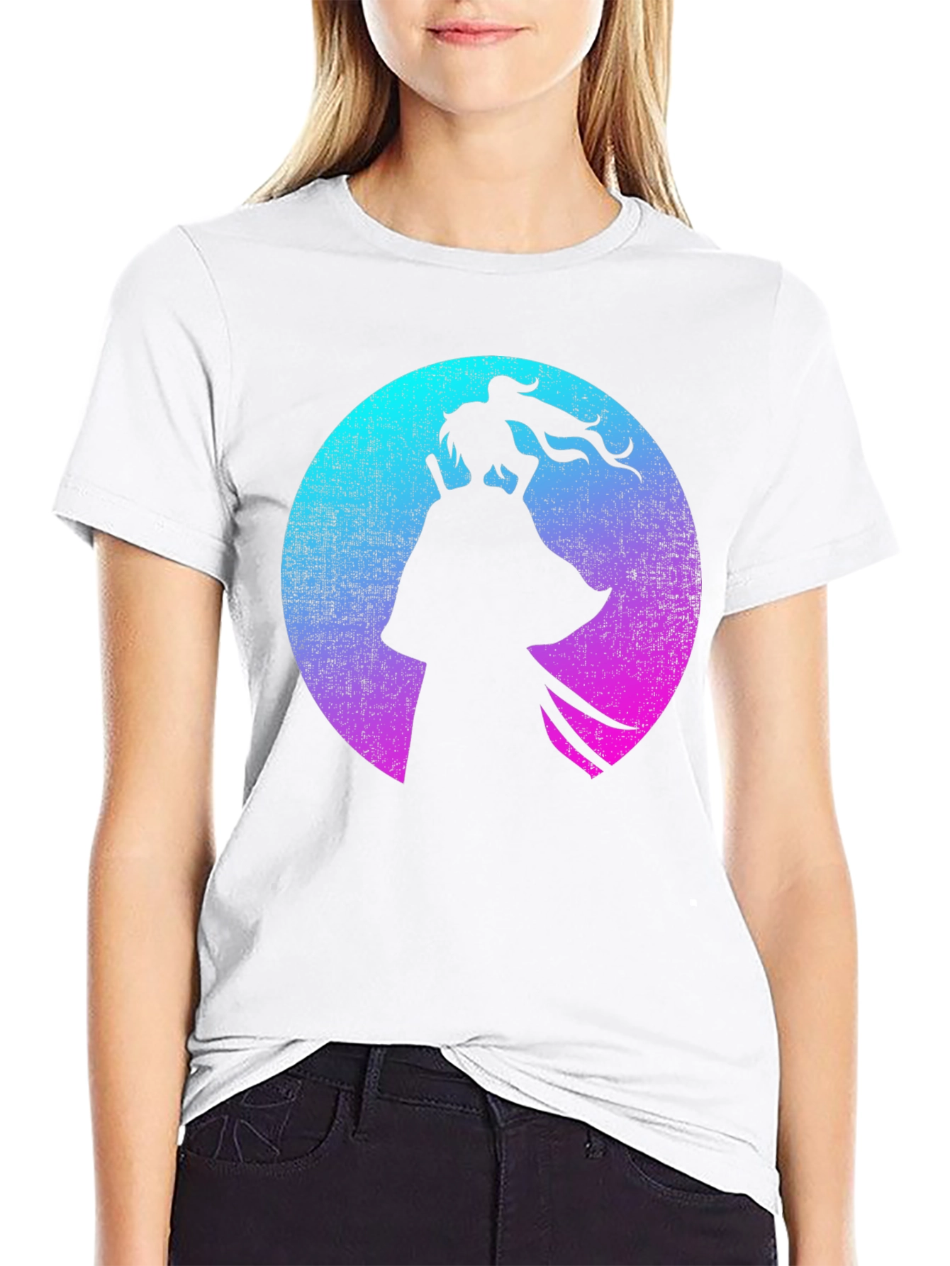 Samurai Silhouette Graphic Tee