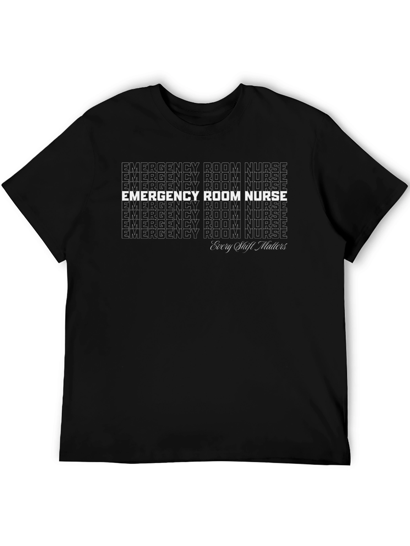 Emergency Room Nurse Graphic T-Shirt
