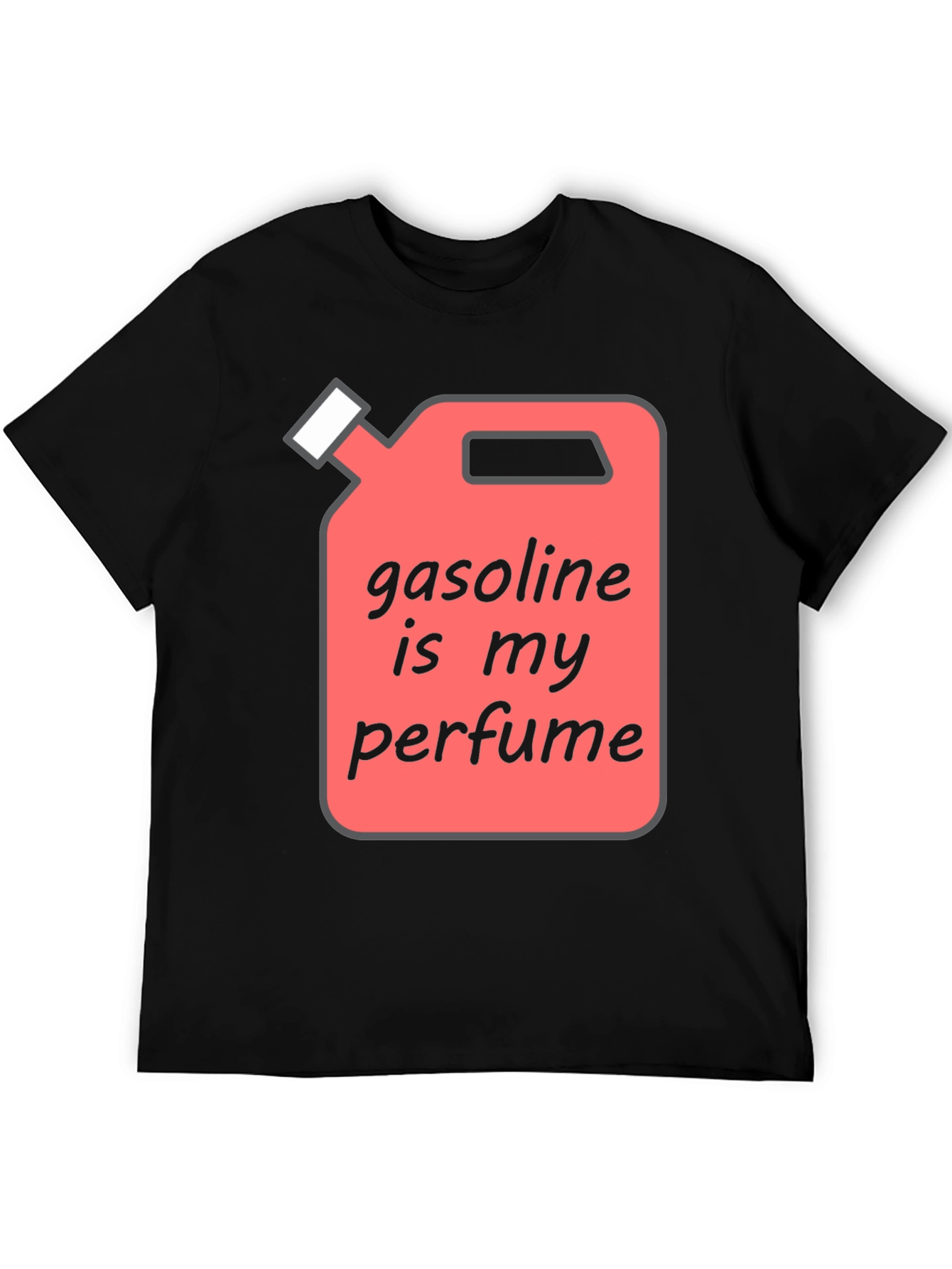 Gasoline Perfume Graphic Tee - Quirky & Fun T-Shirt