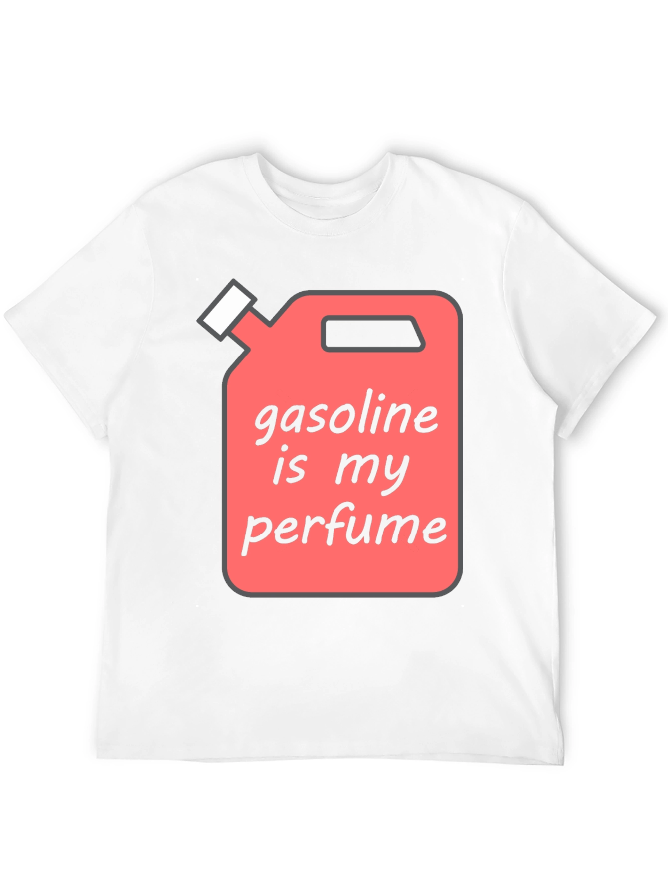 Gasoline Perfume Graphic Tee - Quirky & Fun T-Shirt