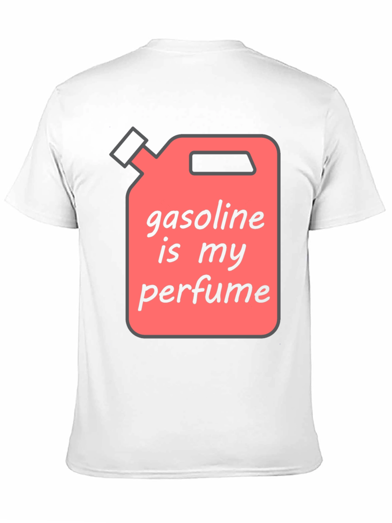 Gasoline Perfume Graphic Tee - Quirky & Fun T-Shirt