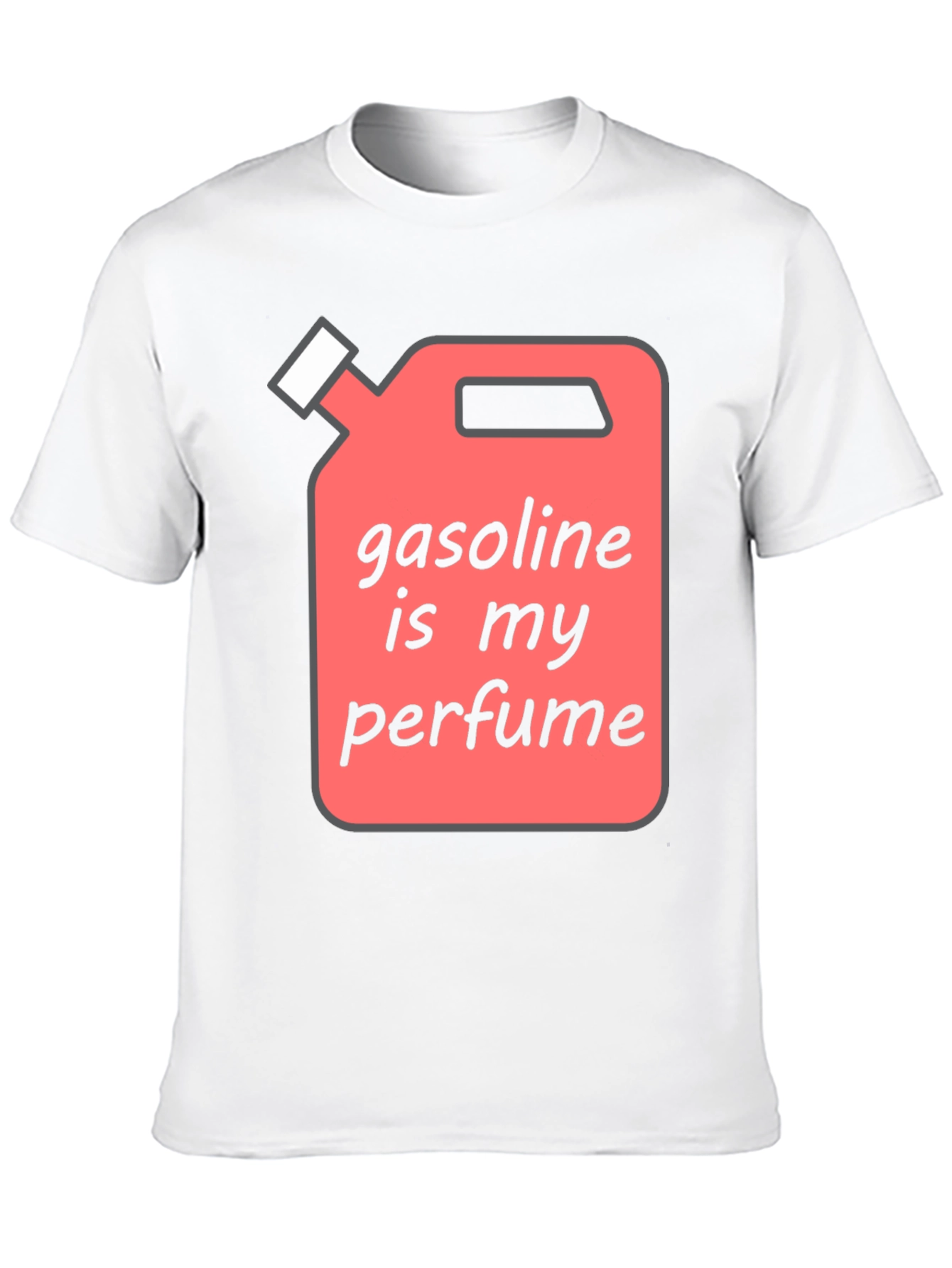 Gasoline Perfume Graphic Tee - Quirky & Fun T-Shirt