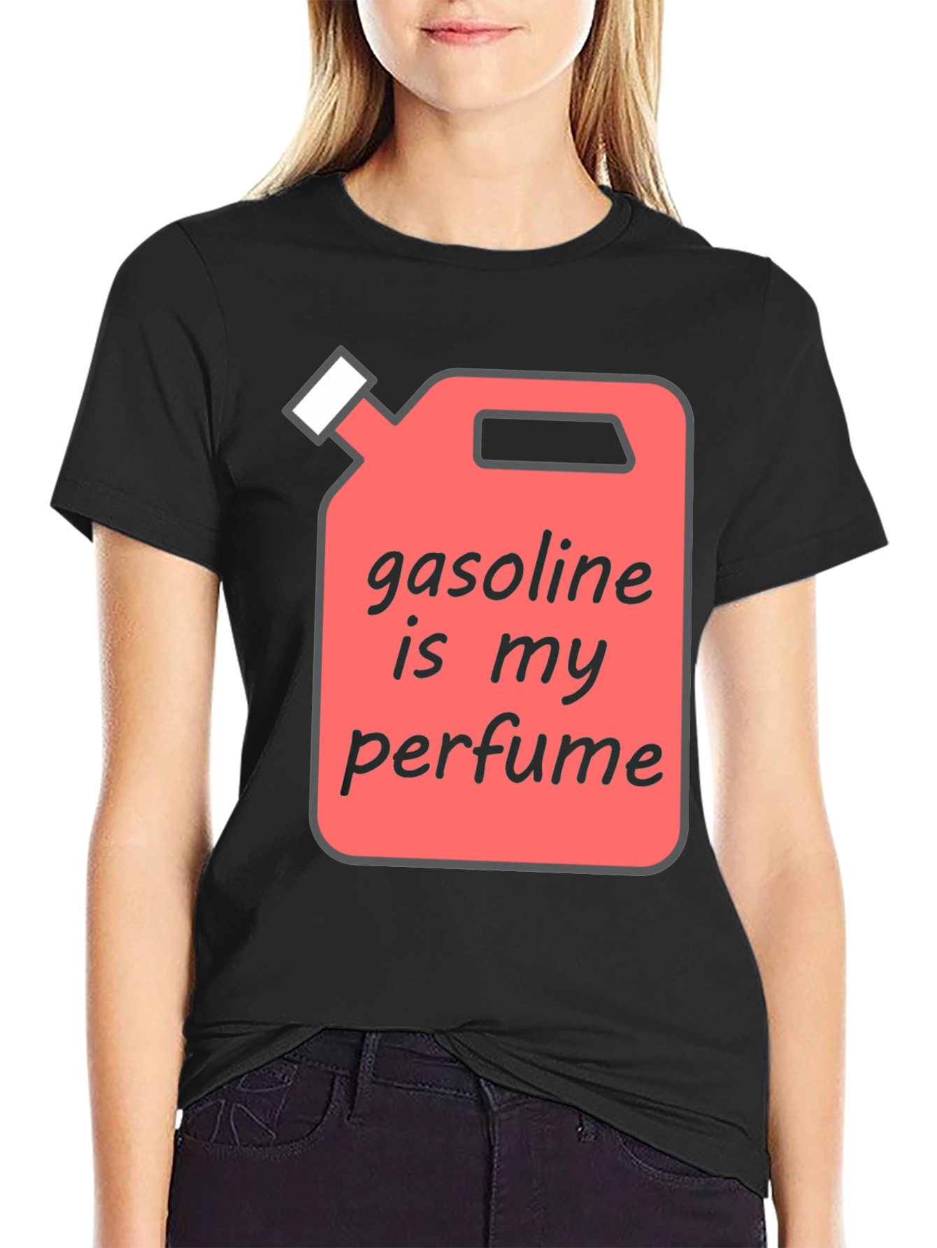 Gasoline Perfume Graphic Tee - Quirky & Fun T-Shirt