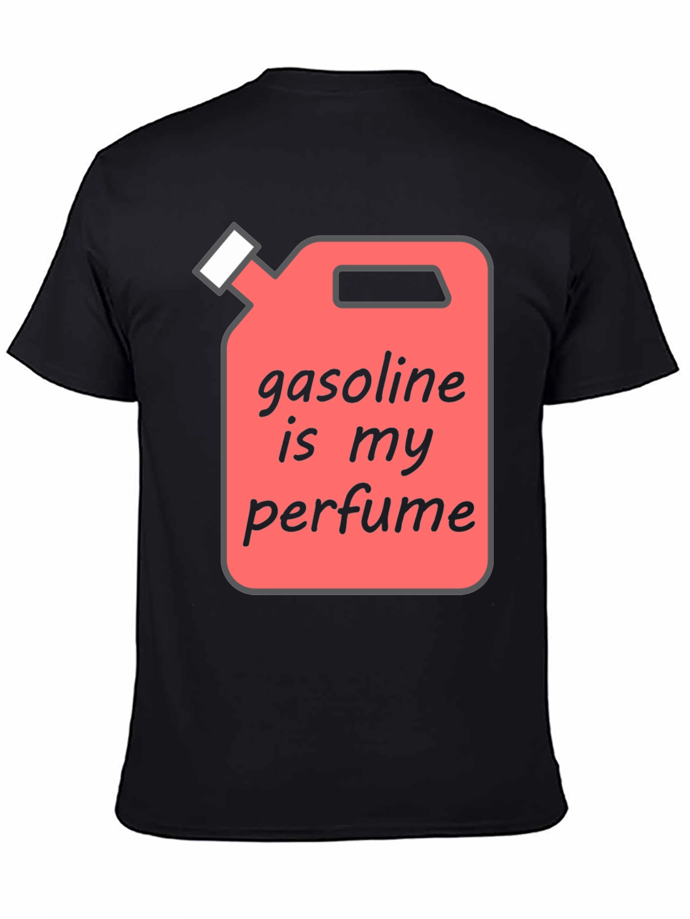 Gasoline Perfume Graphic Tee - Quirky & Fun T-Shirt