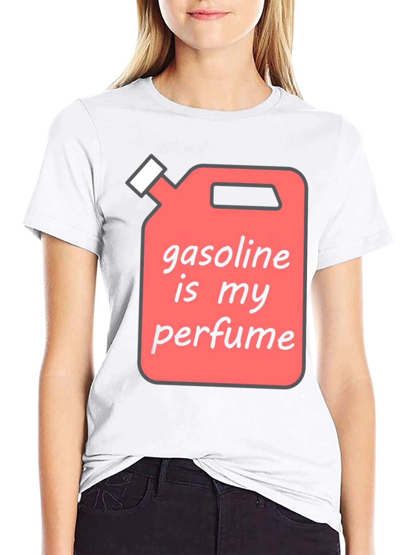 Gasoline Perfume Graphic Tee - Quirky & Fun T-Shirt