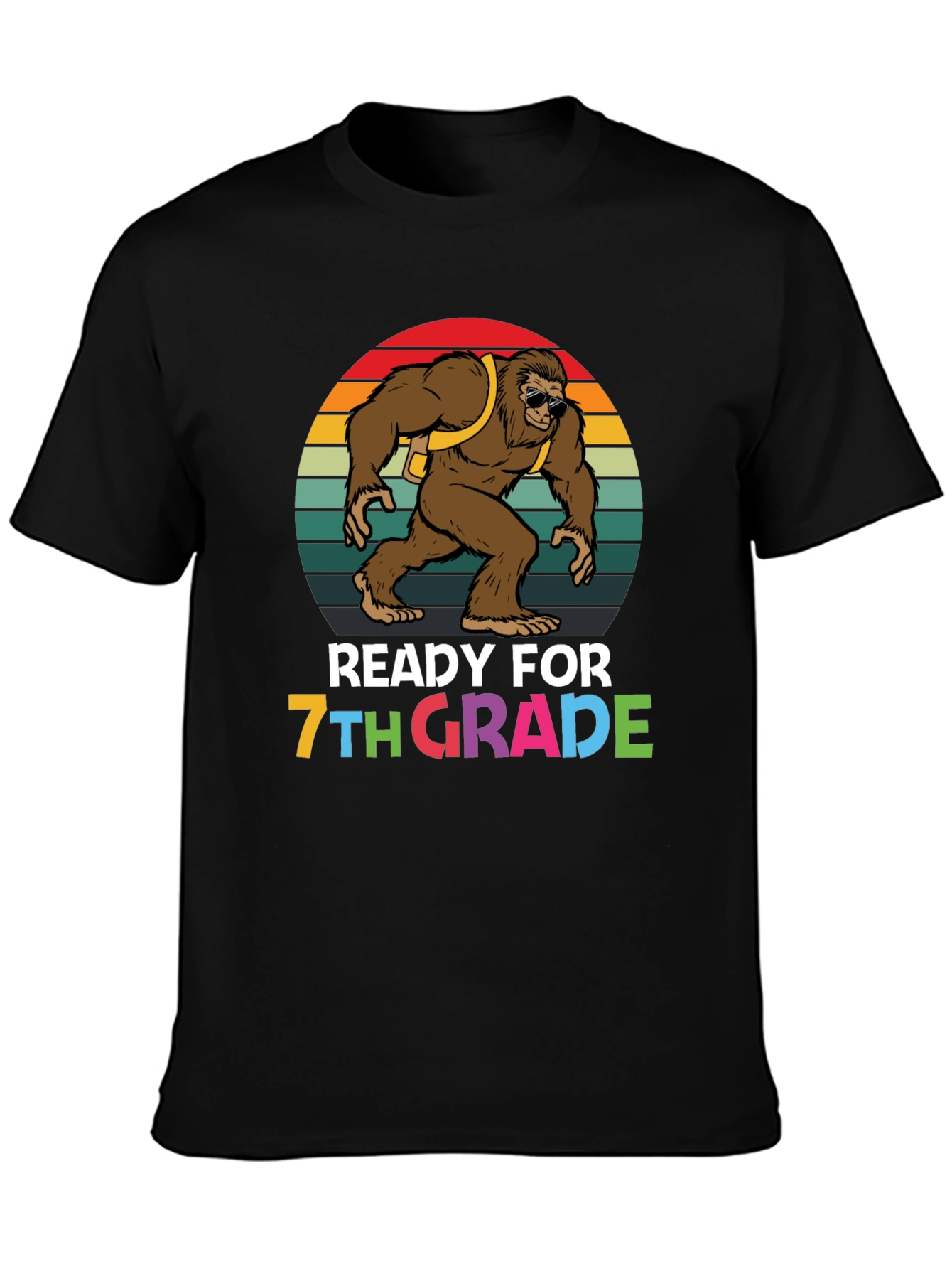 Ready for 7th Grade Bigfoot T-Shirt