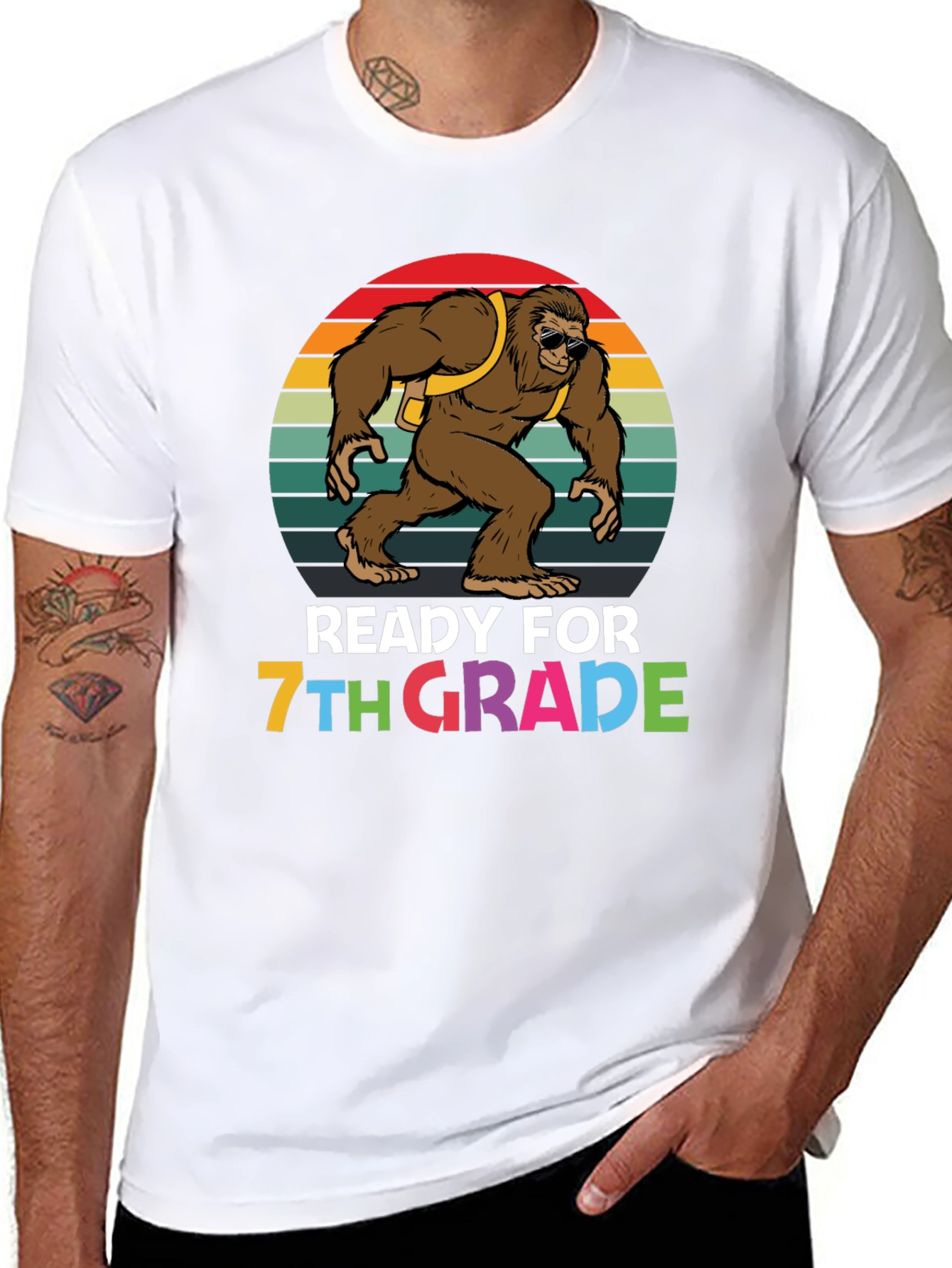 Ready for 7th Grade Bigfoot T-Shirt