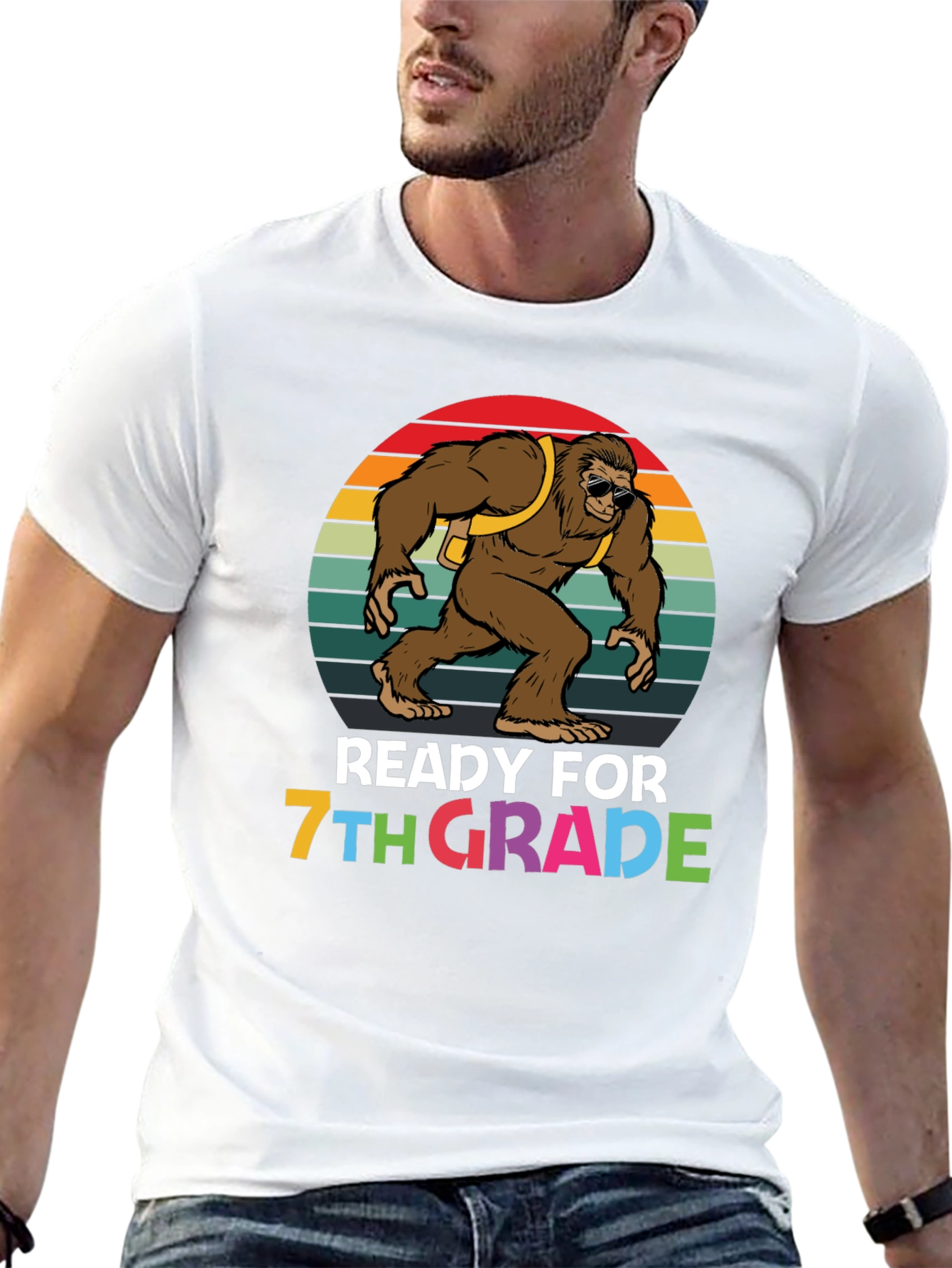 Ready for 7th Grade Bigfoot T-Shirt