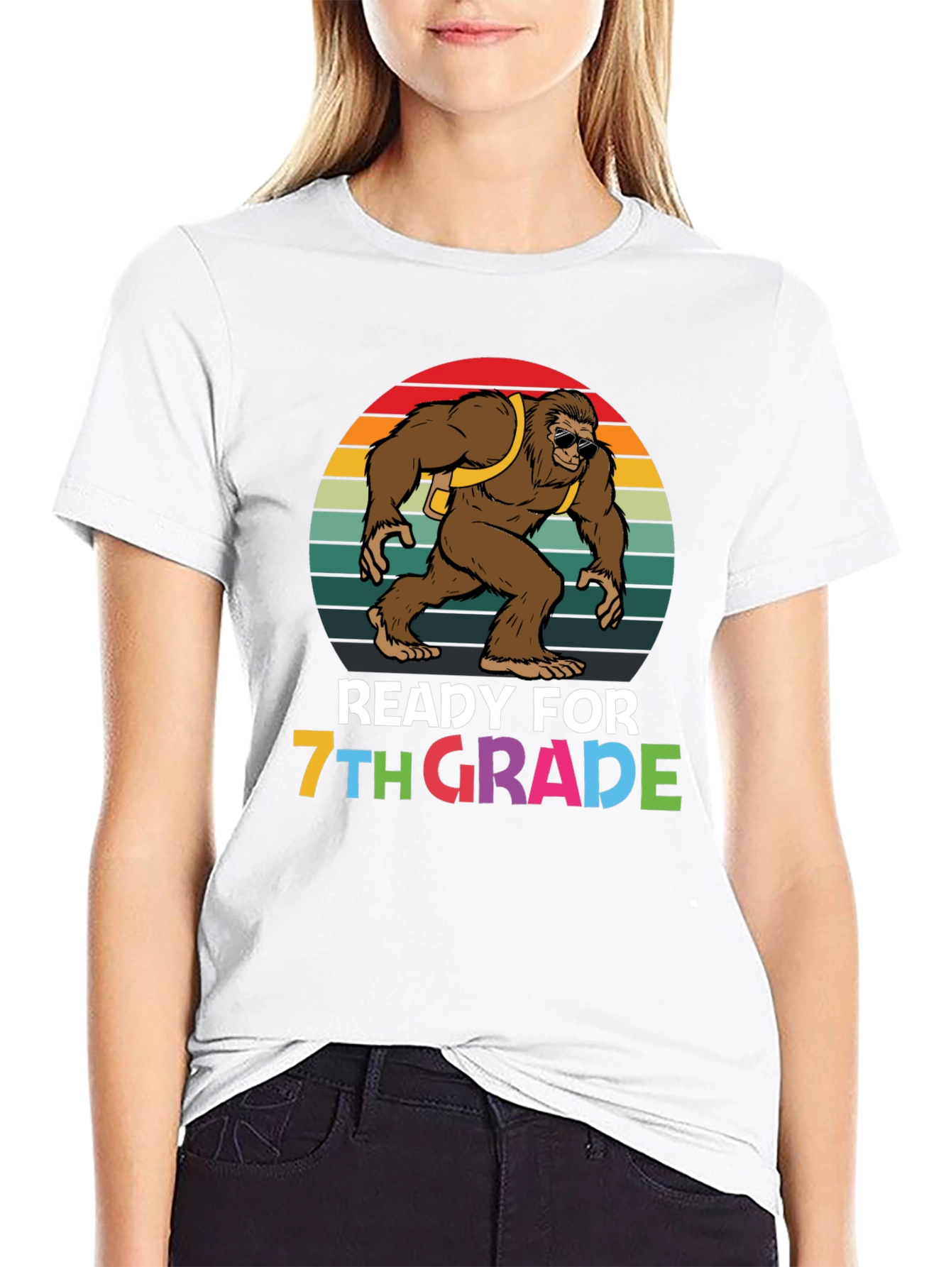 Ready for 7th Grade Bigfoot T-Shirt